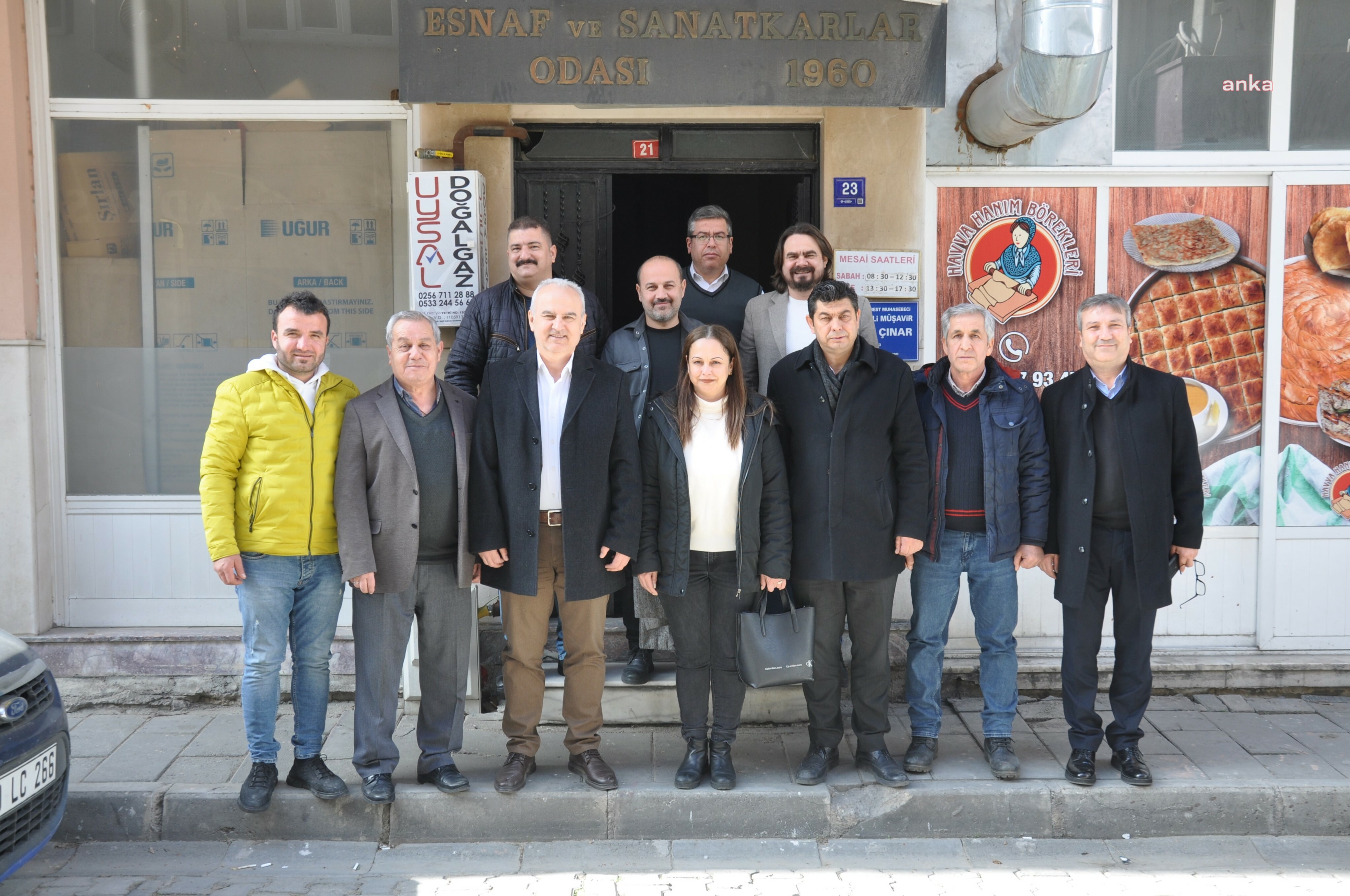 ÇİNE BELEDİYE BAŞKANI KIVRAK’TAN ESNAF ODASI BAŞKANI UYAR’A ZİYARET