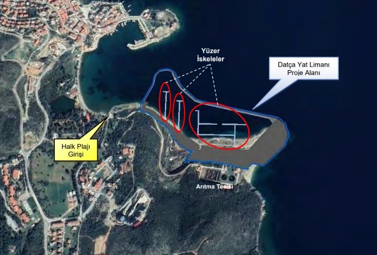 ULAŞTIRMA VE ALTYAPI BAKANLIĞI’NIN DATÇA’DA YAPACAĞI YAT LİMANI PROJESİNE ONAY ÇIKTI