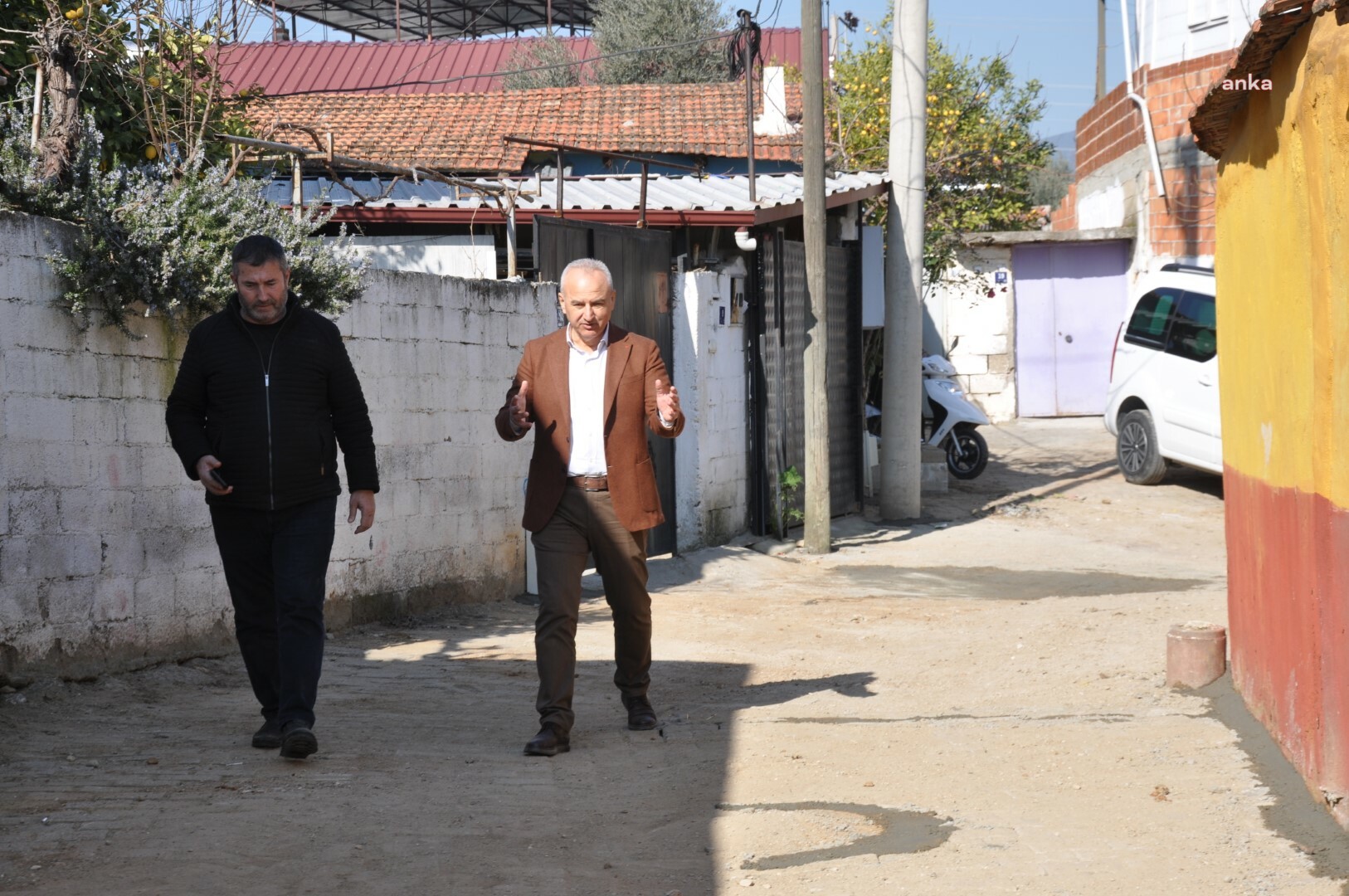 ÇİNE BELEDİYE BAŞKANI KIVRAK, YOL YENİLEME ÇALIŞMALARINI YERİNDE İNCELEDİ