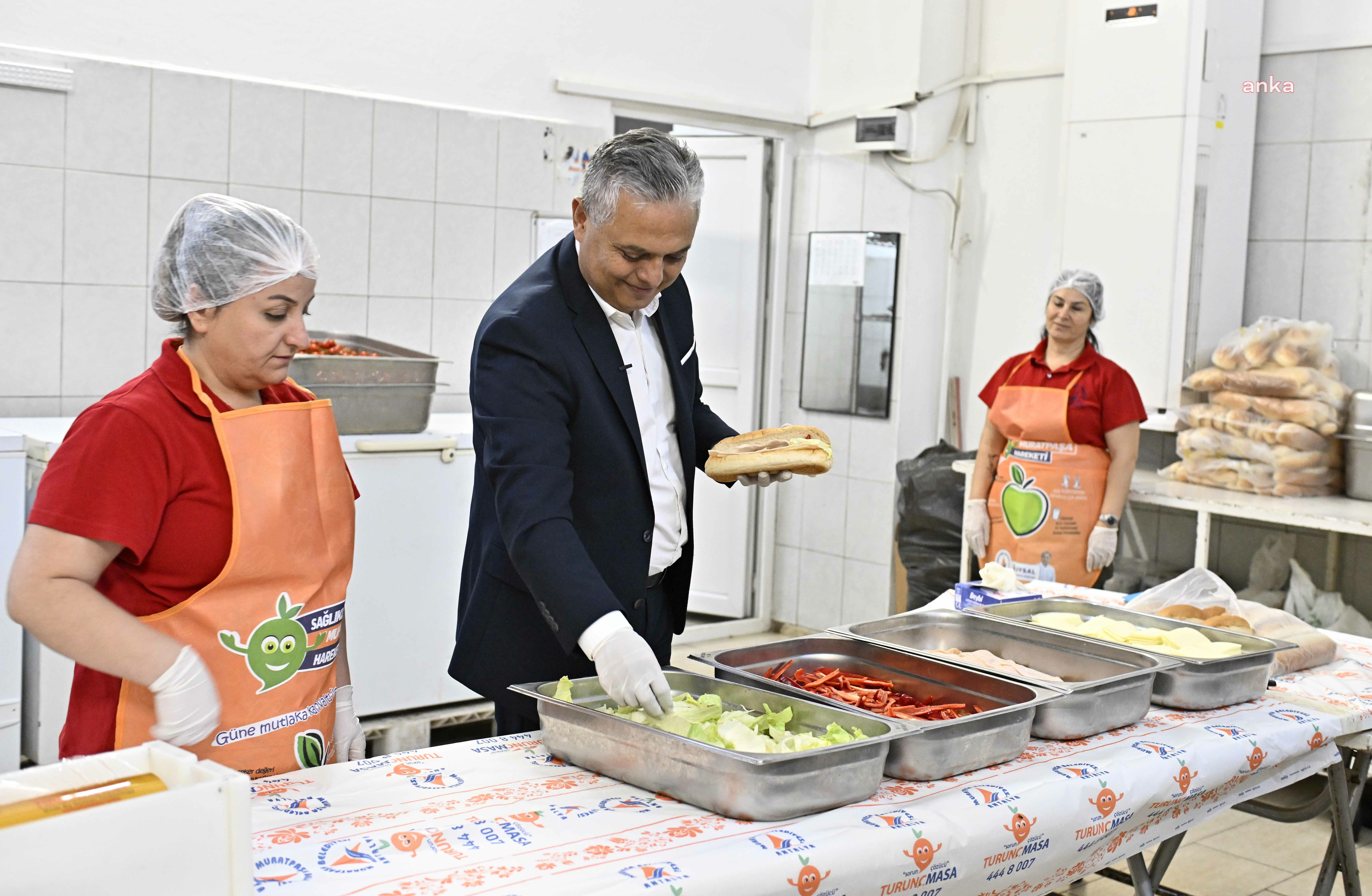 MURATPAŞA'DA 'OKUL MENÜSÜ' DESTEK PROGRAMI YENİ DÖNEMDE DE DEVAM EDECEK
