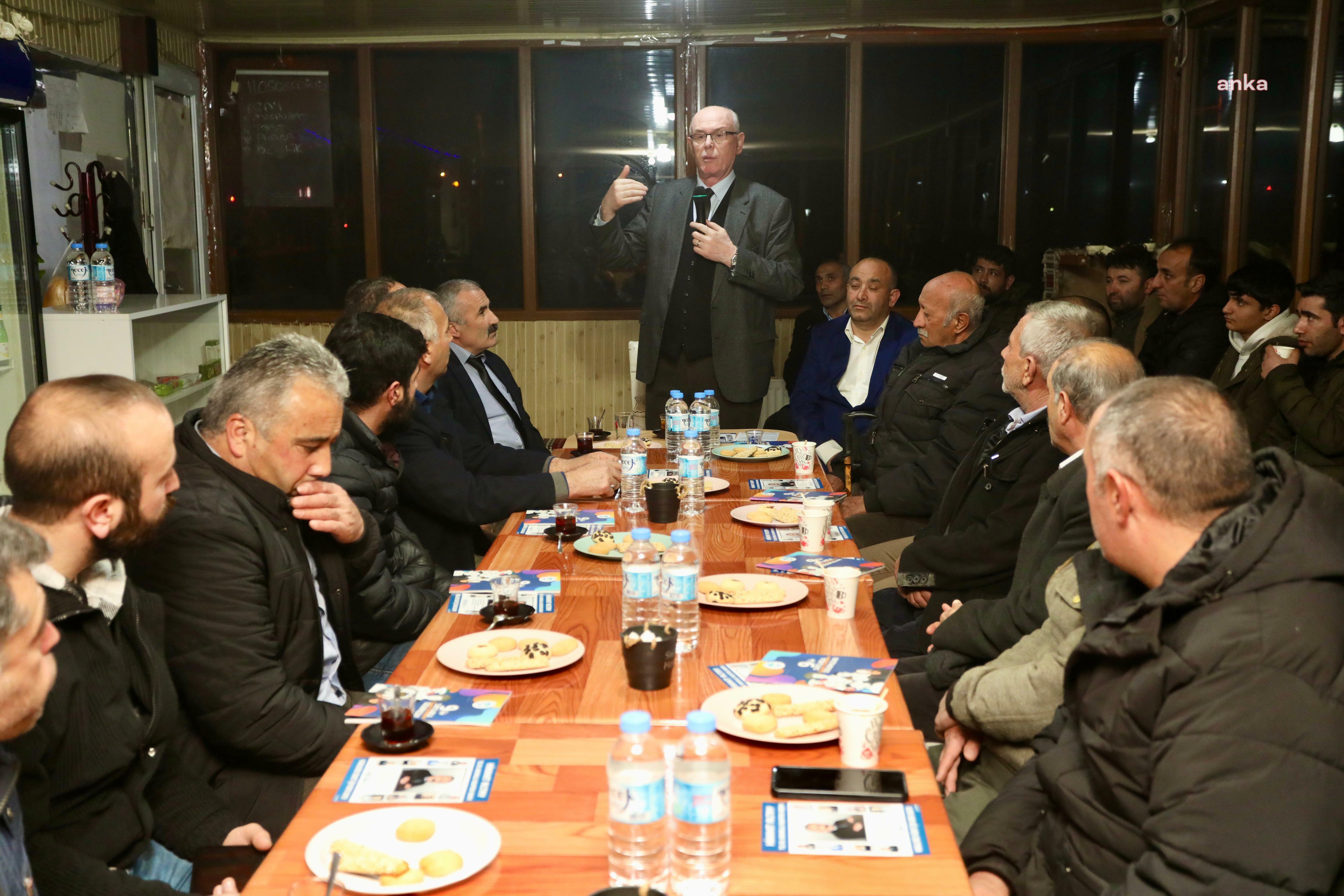 KAZIM KURT, 75. YIL MAHALLESİ SAKİNLERİYLE BULUŞTU