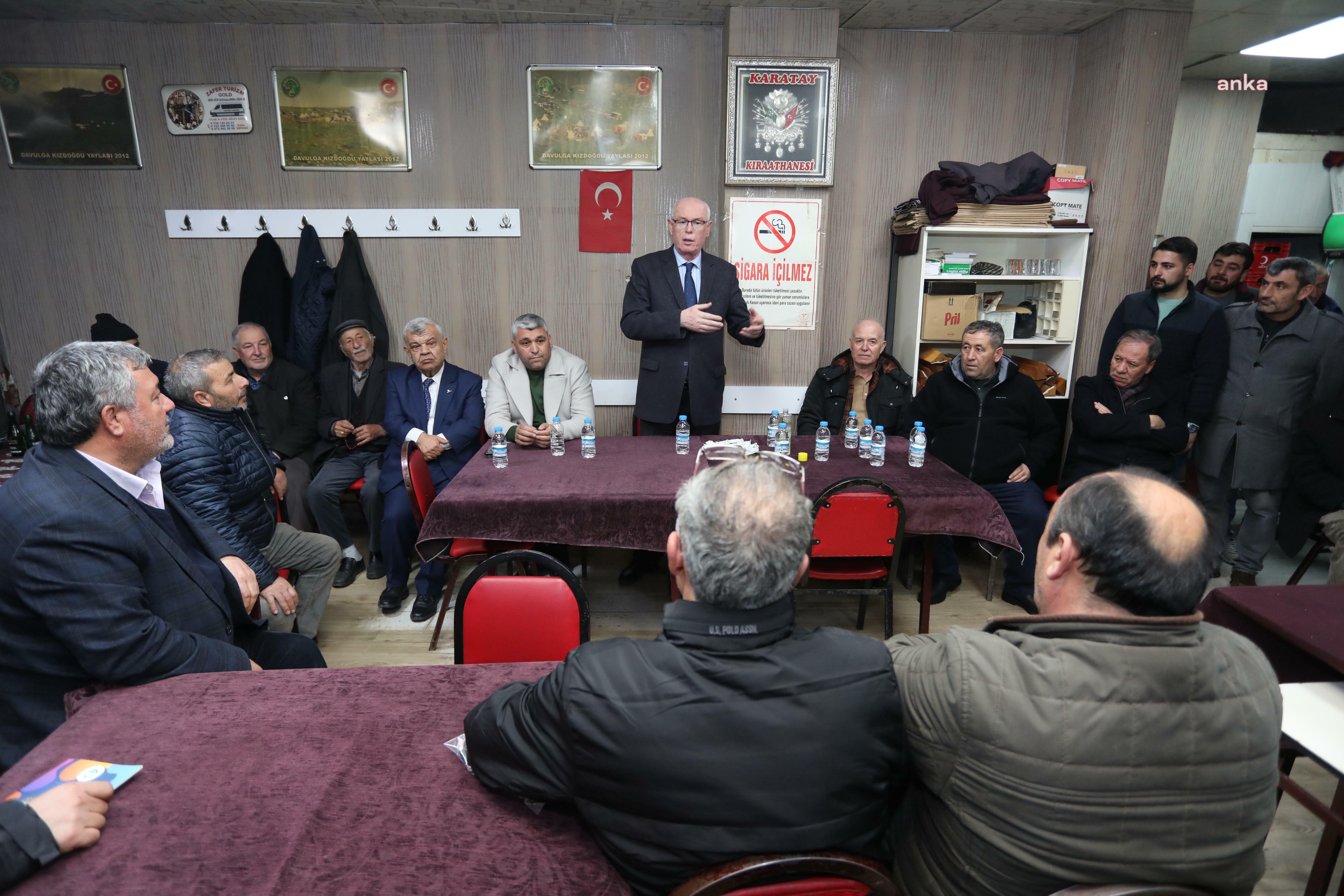 ODUNPAZARI BELEDİYE BAŞKANI KURT’TAN 71 EVLER MAHALLESİ SAKİNLERİNE ZİYARET