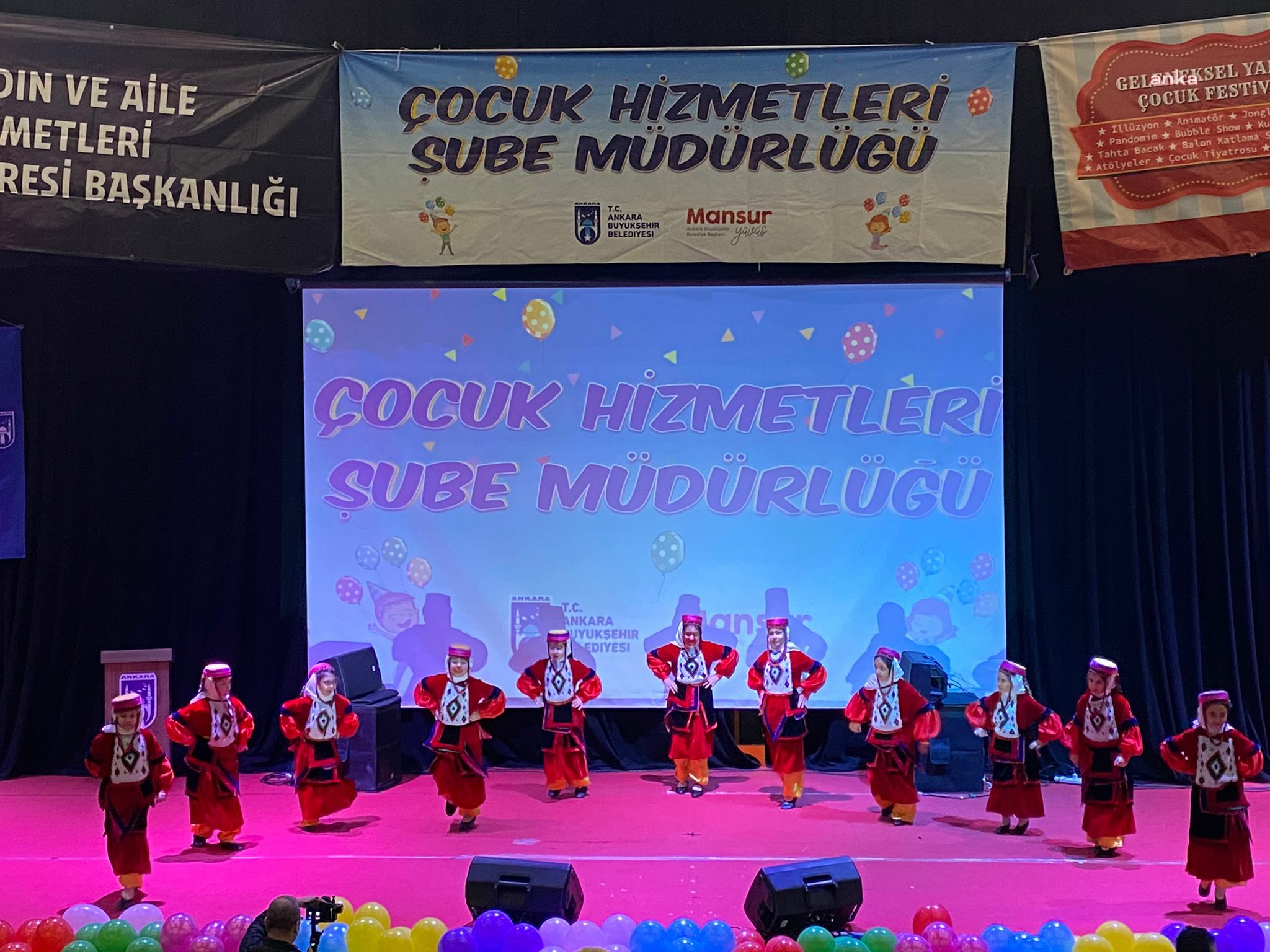 BAŞKENTLİ ÇOCUKLAR, ‘GELENEKSEL YARIYIL ÇOCUK FESTİVALİ’NDE BULUŞTU
