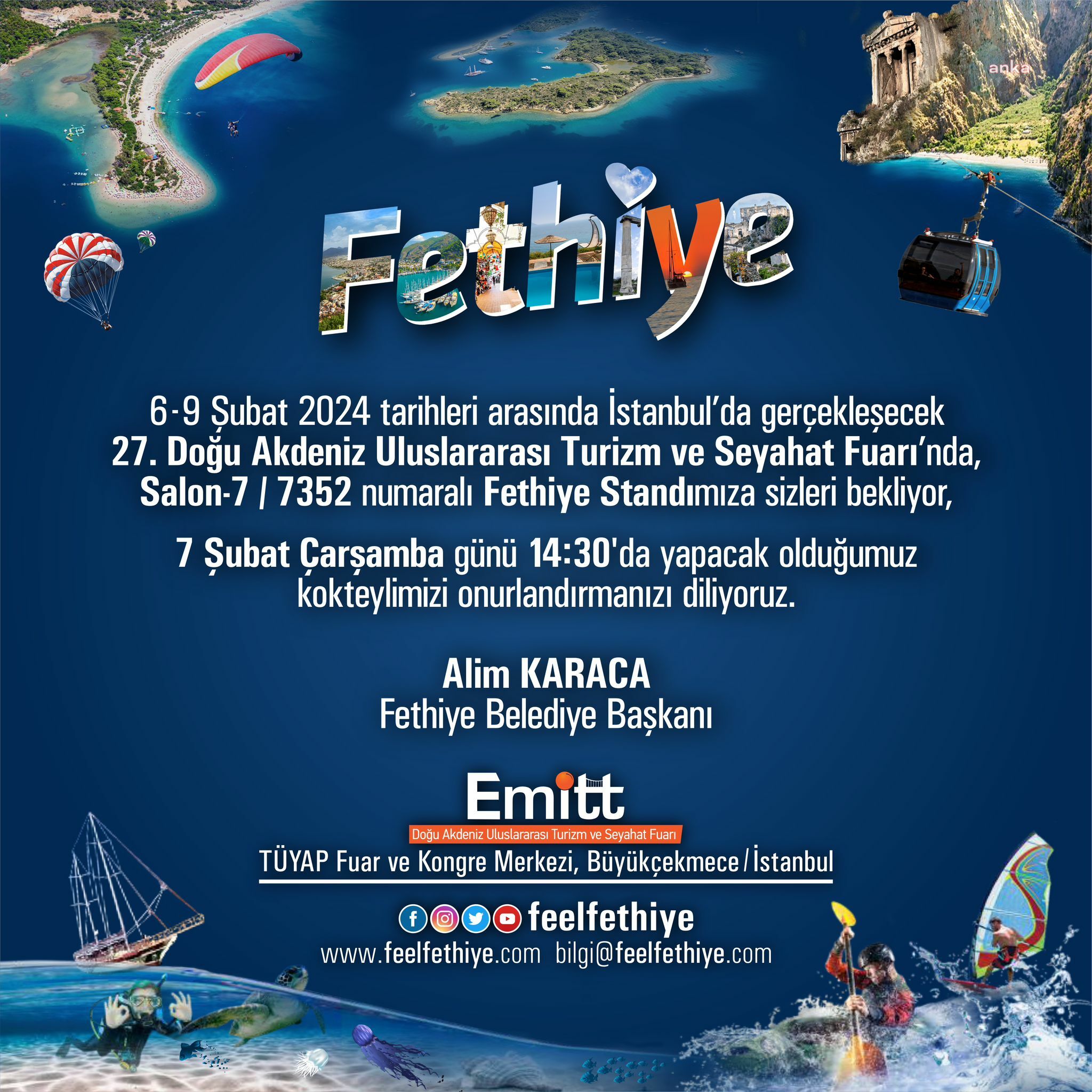 FETHİYE, EMITT 2024’TE YERİNİ ALMAYA HAZIRLANIYOR