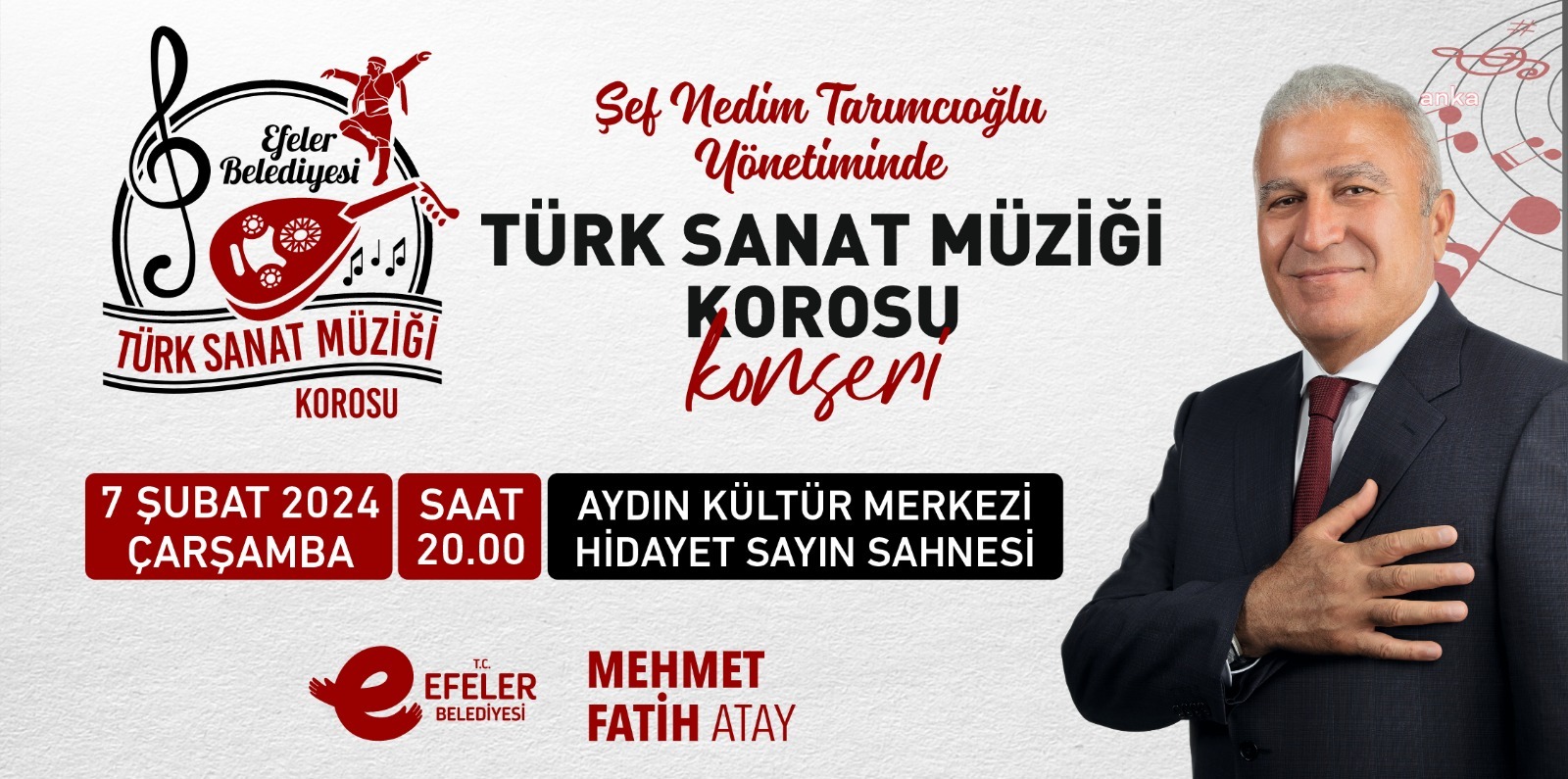 EFELER BELEDİYESİ TÜRK SANAT MÜZİĞİ KOROSU İLÇELİLERLE BULUŞACAK