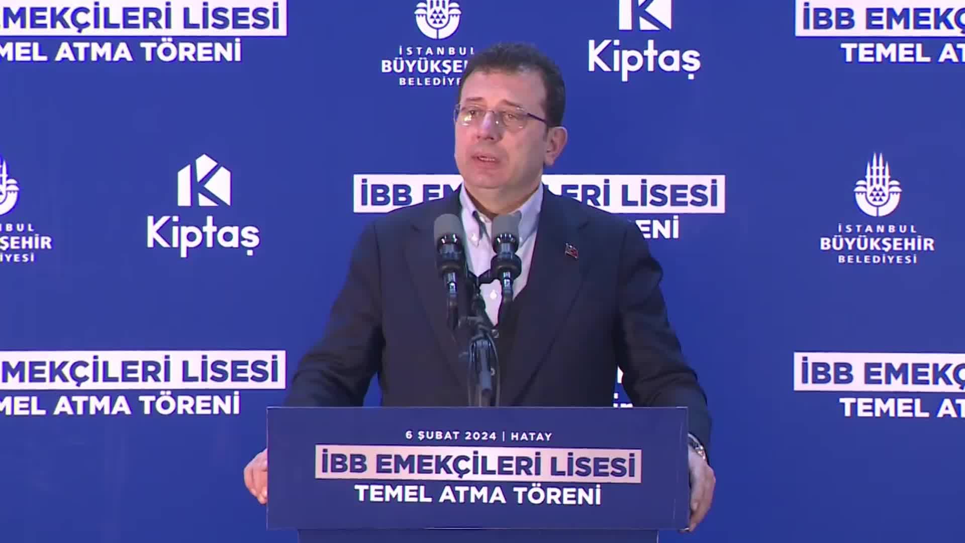 İMAMOĞLU, HATAY’DA: “SİYASETİN ANLAMINI, AMACINI UNUTANLAR OLABİLİR. UNUTANLARDAN OLMAMAK, ASLA BU SORUMLULUĞU UNUTMADAN BU GÖREVLERİ YAPMAK ASIL AMACIMIZ”
