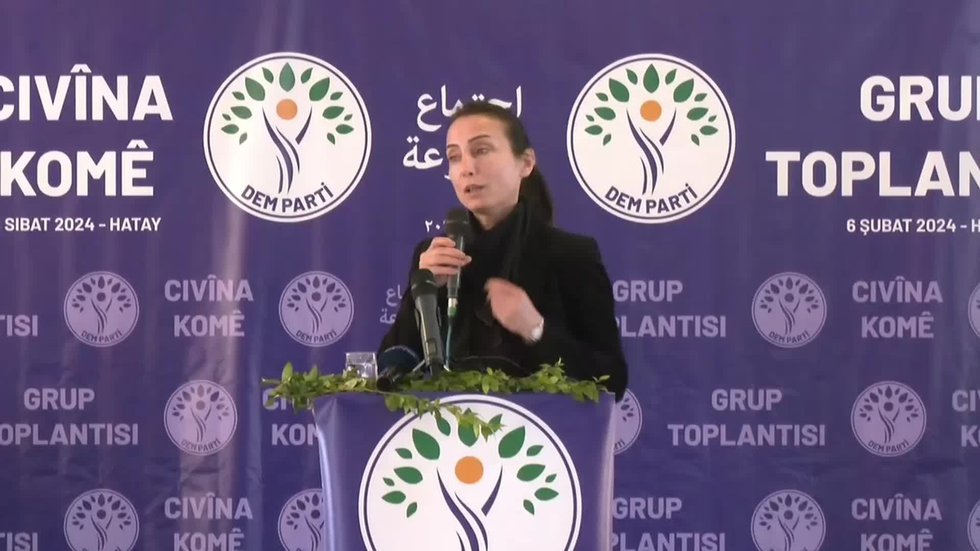 DEM PARTİ GRUBU, HATAY'DA... TÜLAY HATİMOĞULLARI: "BU ACILARI, TARİH SATIR SATIR HARF HARF YAZACAK"