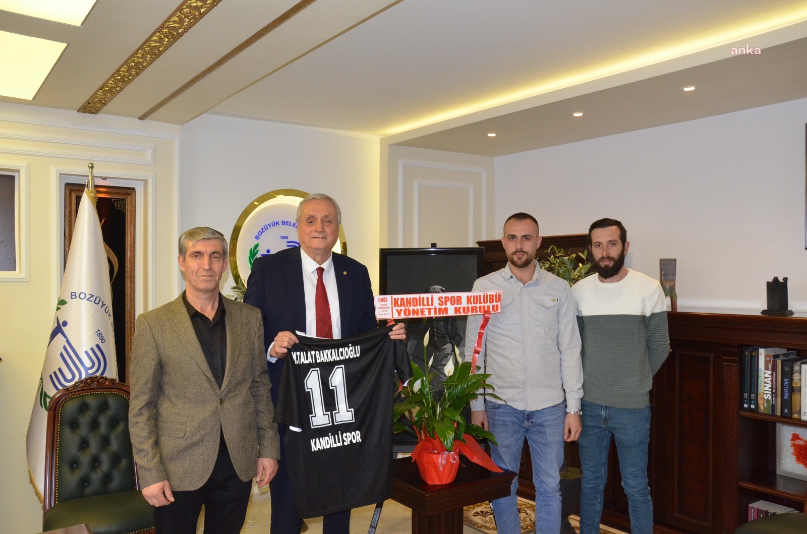 BOZÜYÜK BELEDİYE BAŞKANI BAKKALCIOĞLU’NA KANDİLLİ SPOR’DAN ZİYARET
