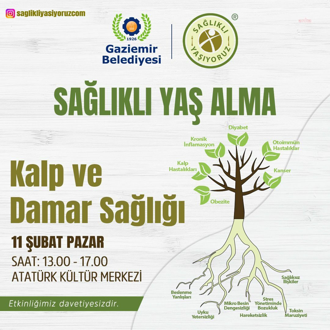 GAZİEMİR’DE KALP VE DAMAR HASTALIKLARI ANLATILACAK