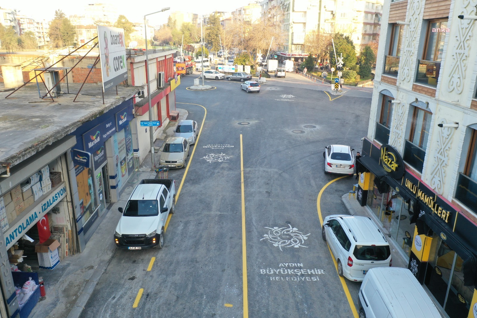 AYDIN BÜYÜKŞEHİR EKİPLERİ, EFELER SANAYİ CADDESİ’NDE SICAK ASFALT ÇALIŞMASINI TAMAMLADI