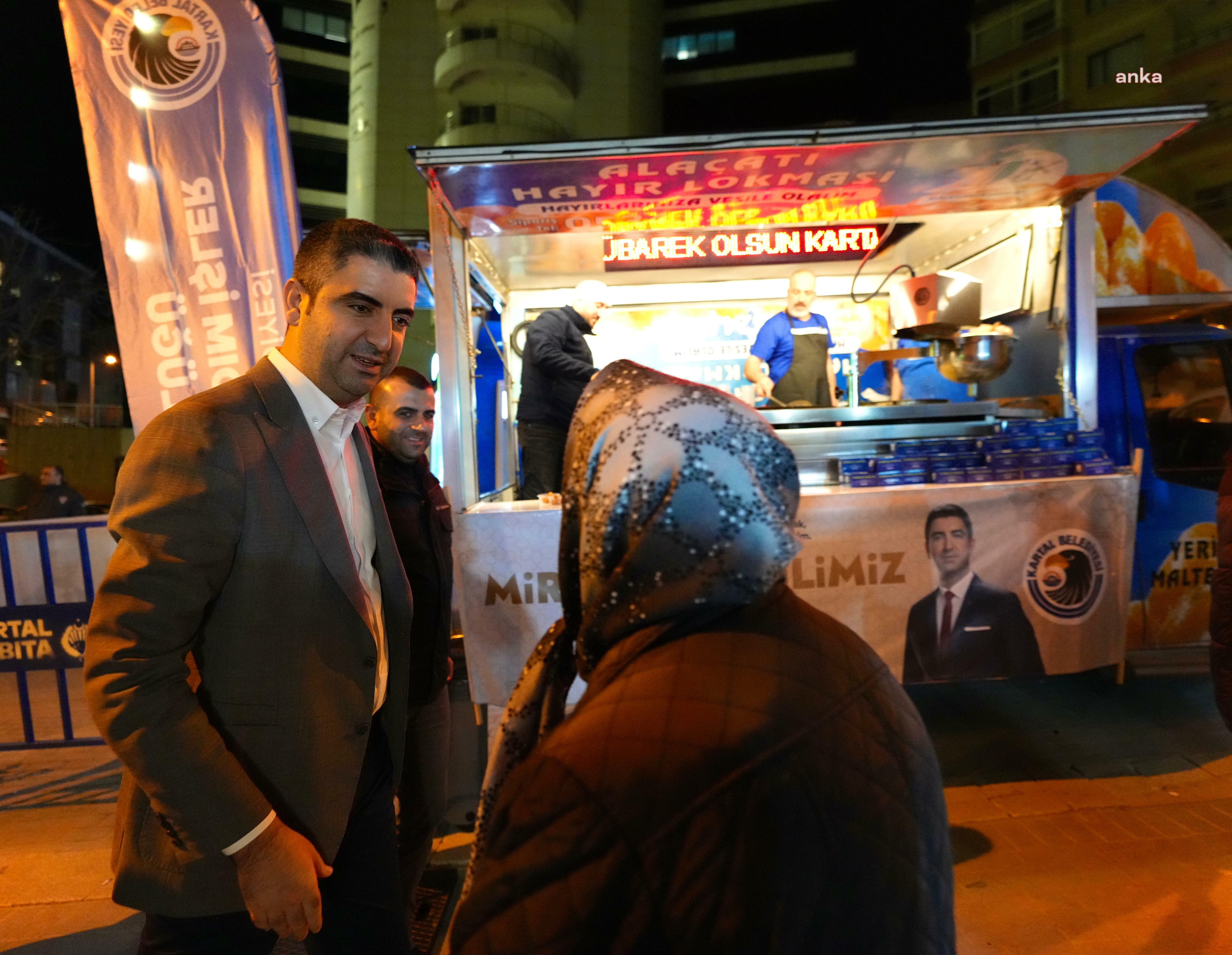 KARTAL BELEDİYESİ’NDEN VATANDAŞLARA KANDİL SİMİDİ VE LOKMA İKRAMI