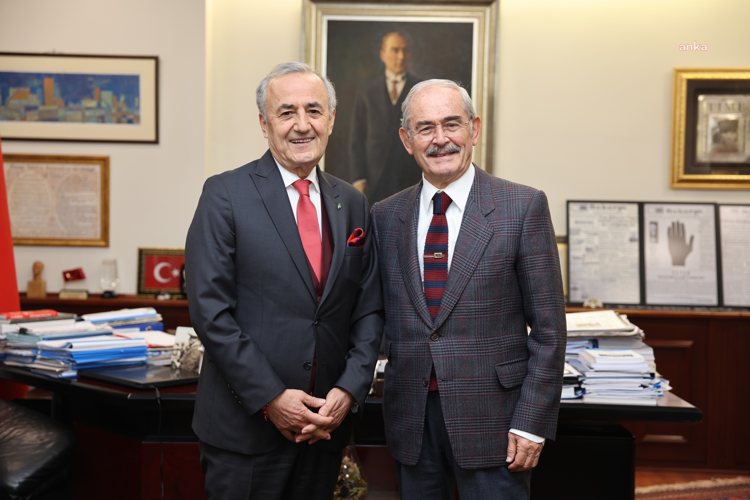 YÜRÜYEN KÖŞK DERNEĞİ BAŞKANI ERDOĞAN’DAN YILMAZ BÜYÜKERŞEN’E ZİYARET