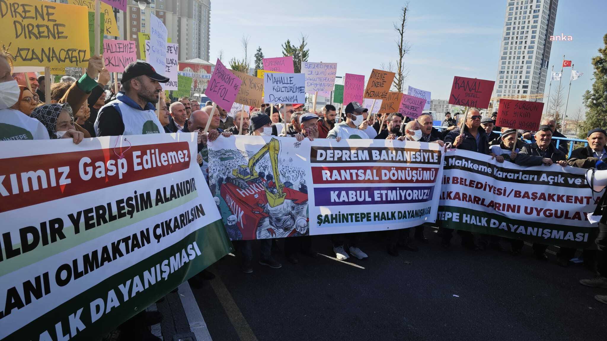 ŞAHİNTEPELİLERDEN AKP'Lİ BAŞAKŞEHİR BELEDİYESİ’NE ‘REZERV ALAN’ TEPKİSİ:  BİZ 40 YILDIR BU MAHALLEDEYİZ HİÇBİR YERE GİTMİYORUZ