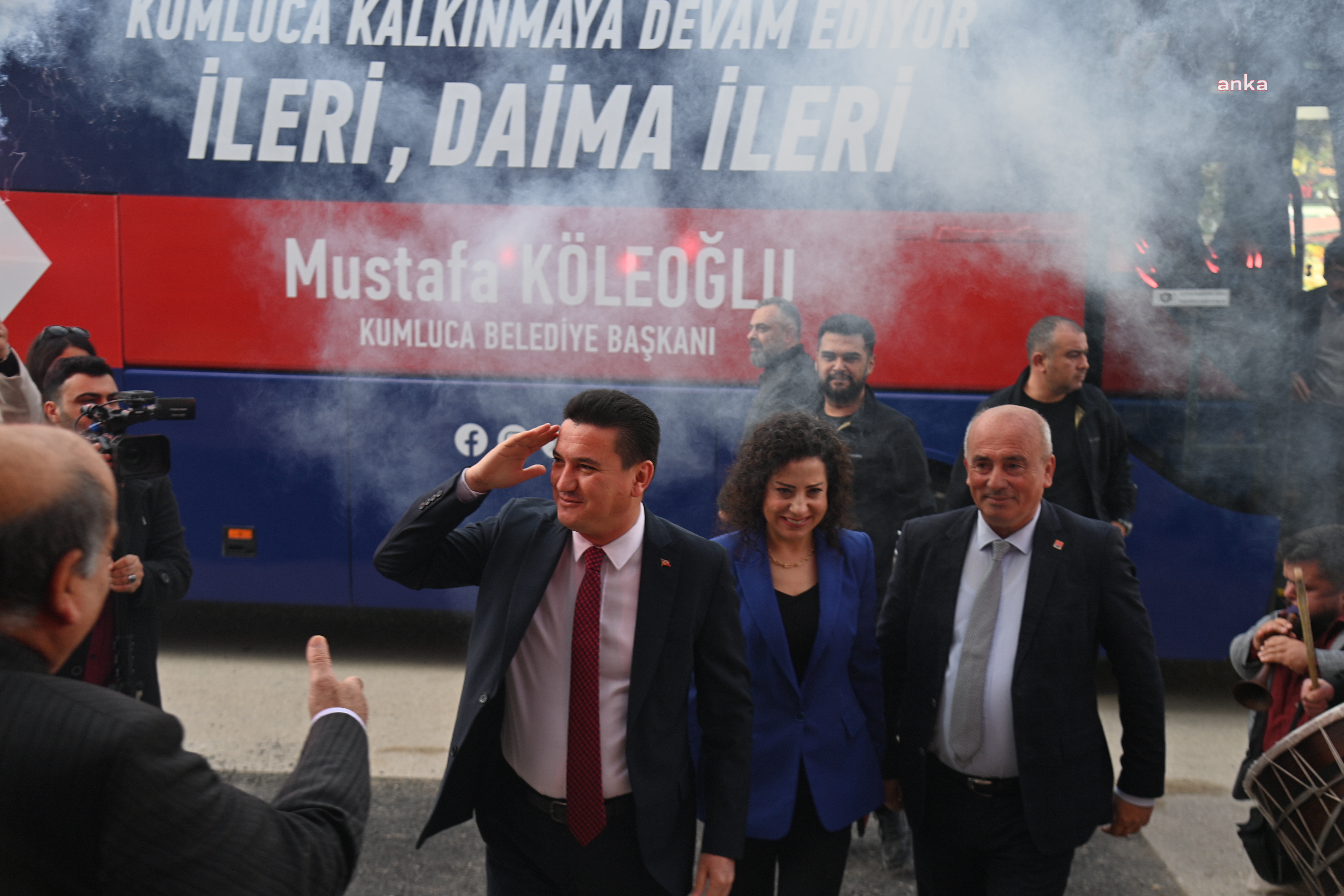 KUMLUCA BELEDİYE BAŞKANI KÖLEOĞLU’NDAN CHP İLÇE BAŞKANLIĞI’NA ZİYARET