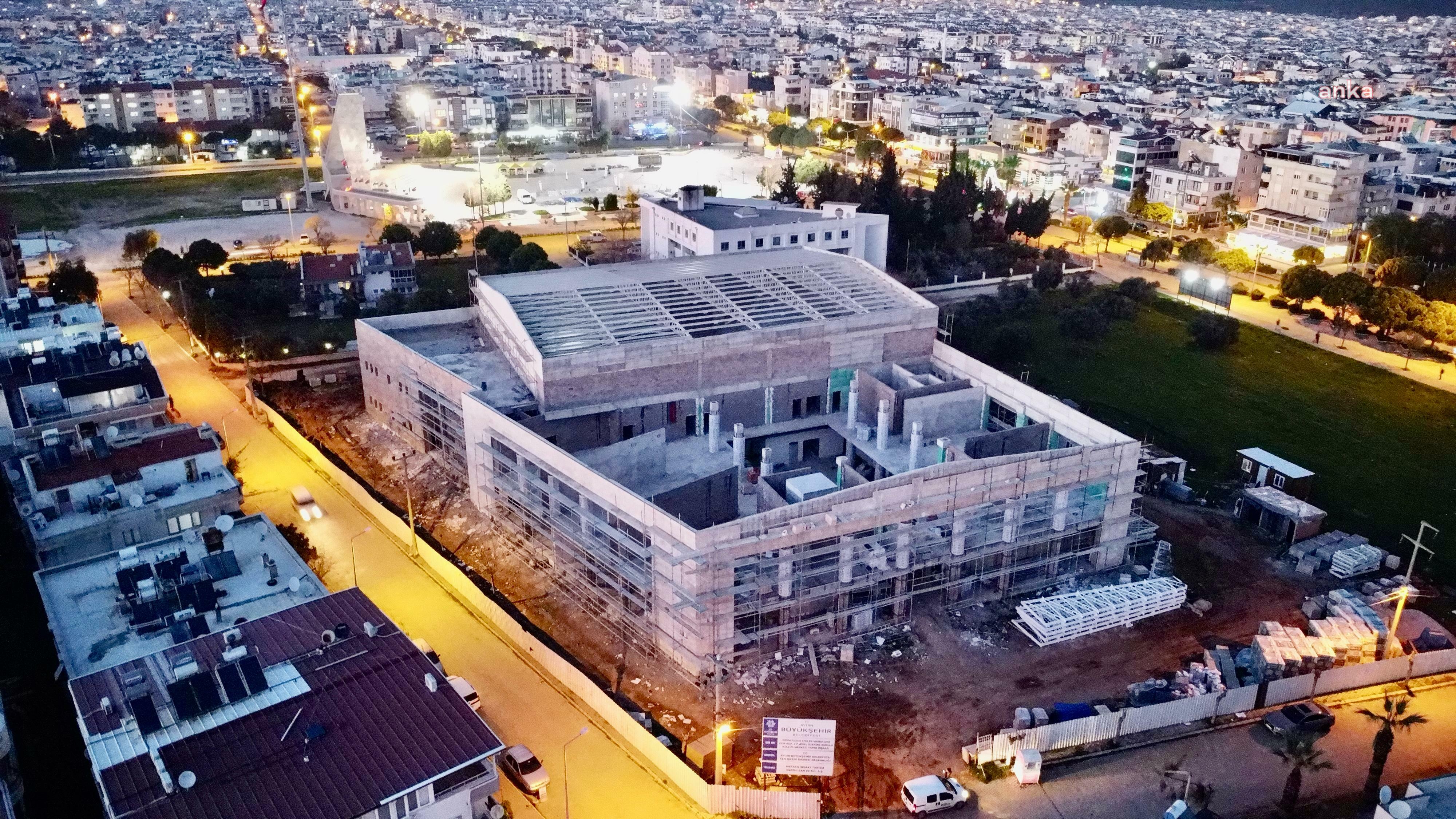 BAŞKAN ATABAY, DİDİM KÜLTÜR MERKEZİ İNŞAATINI YERİNDE İNCELEDİ