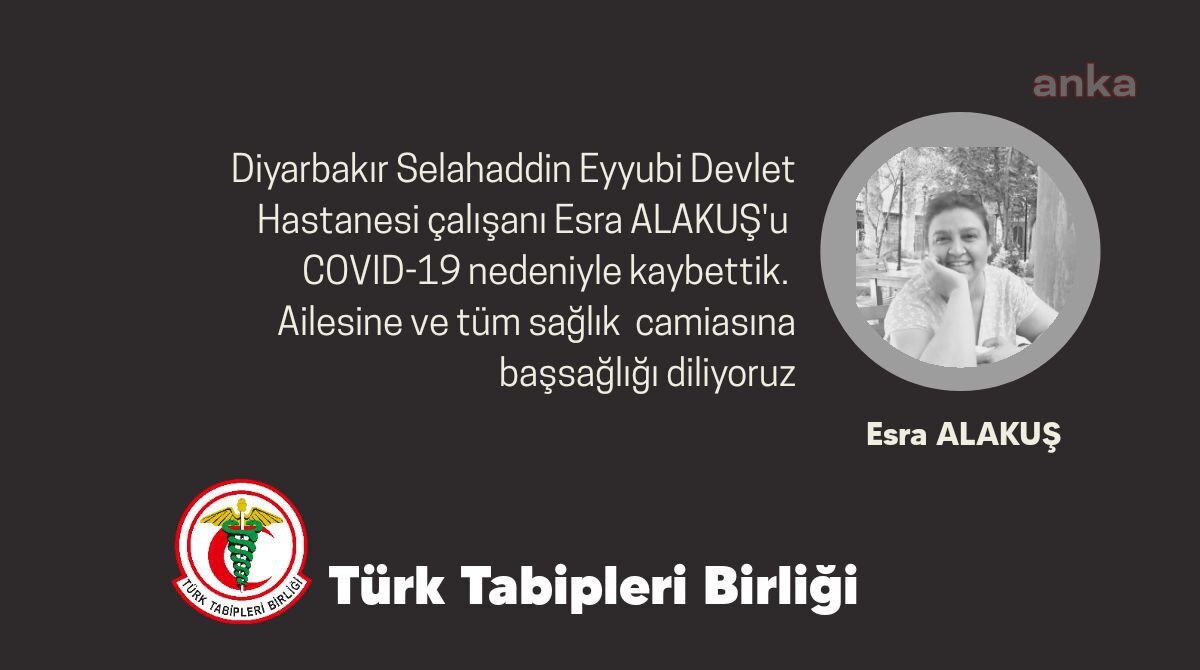 SAĞLIK ÇALIŞANI ESRA ALAKUŞ KORONAVİRÜS NEDENİYLE HAYATINI KAYBETTİ