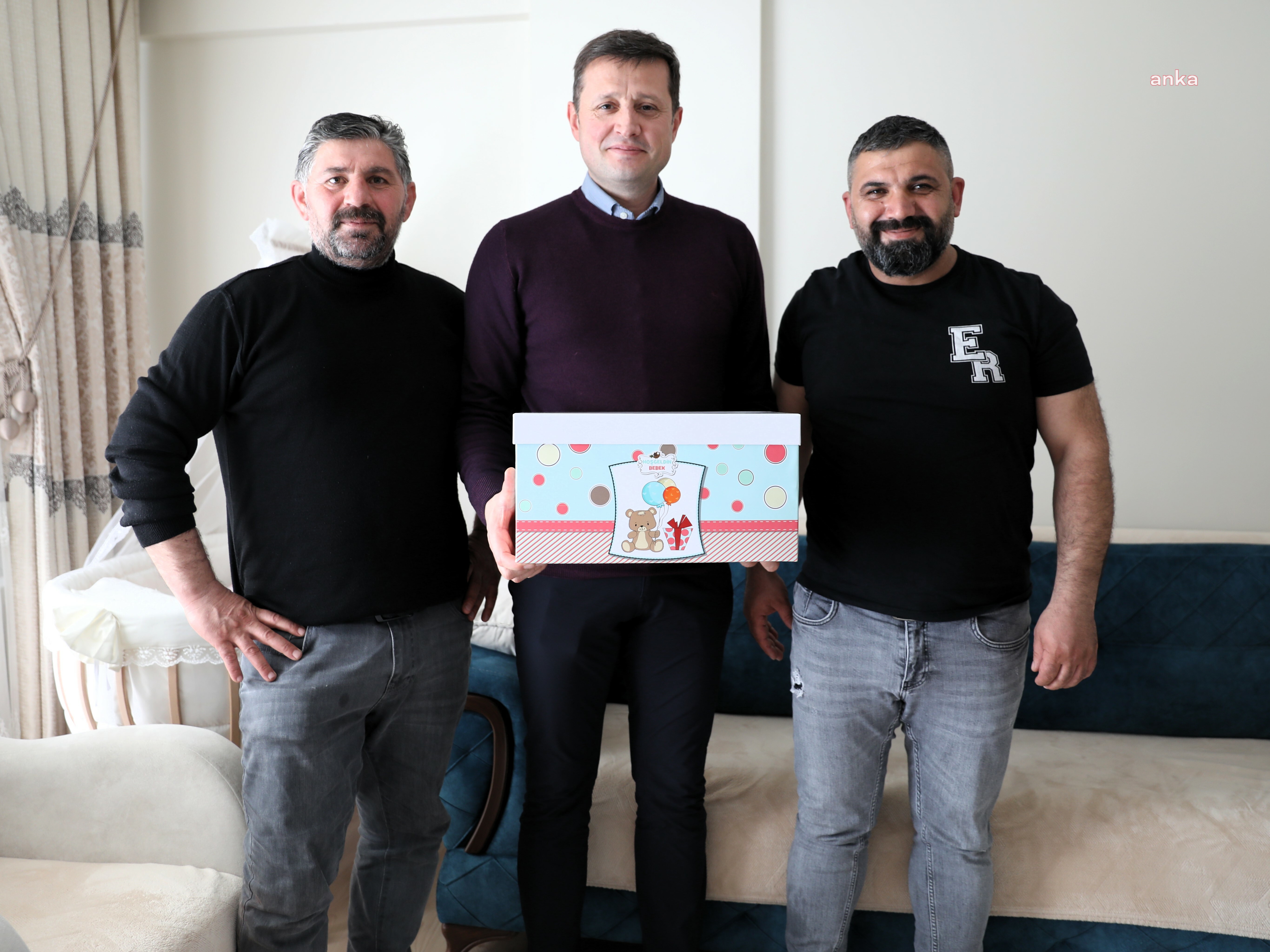 ÇERKEZKÖY BELEDİYE BAŞKANI AKAY'DAN HOŞ GELDİN BEBEK ZİYARETİ