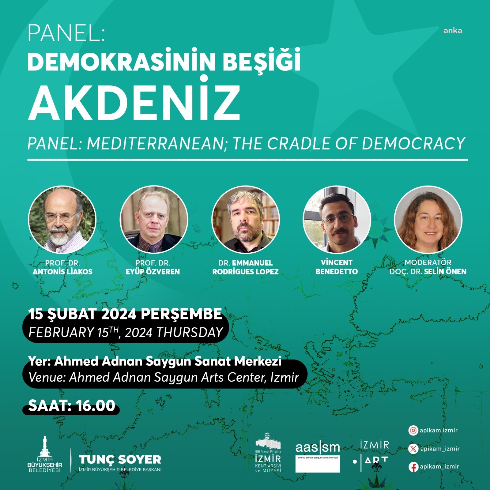 DEMOKRASİNİN BEŞİĞİ AKDENİZ, ULUSLARARASI PANELDE KONUŞULACAK
