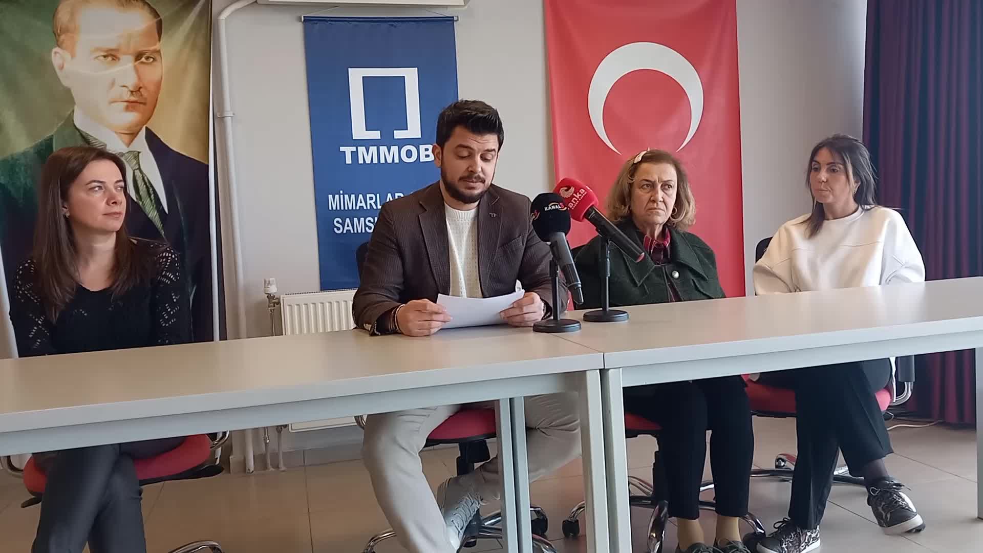 SAMSUN MİMARLAR ODASI: "YEREL YÖNETİMLER, KENTLİLERİN ORTAK ÇIKARLARINI ÖNCELEYECEK BİR ANLAYIŞA SAHİP OLMALIDIR"