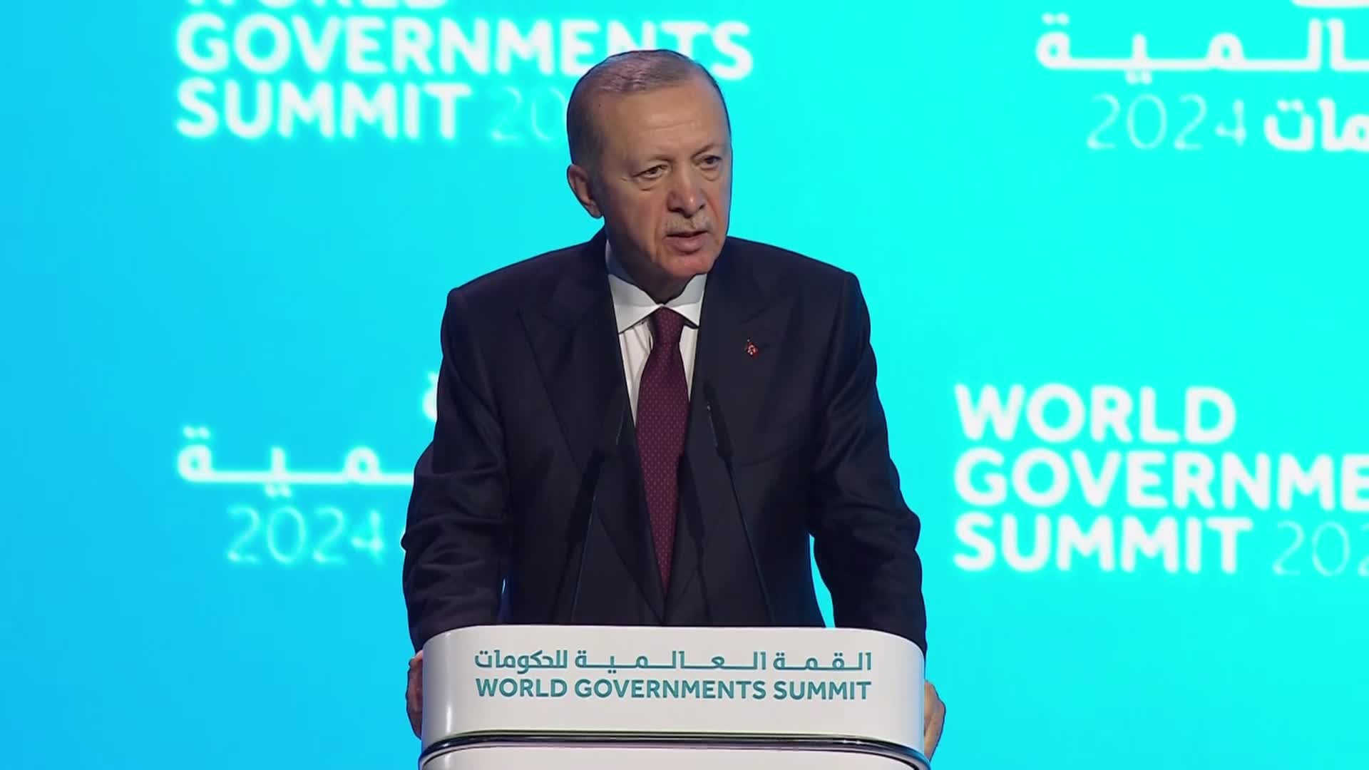 ERDOĞAN: BÖLGEMİZDE BARIŞ, HUZUR VE EKONOMİK KALKINMAYA GİDEN YOL FİLİSTİN DEVLETİNİN KURULUŞUNDAN GEÇİYOR