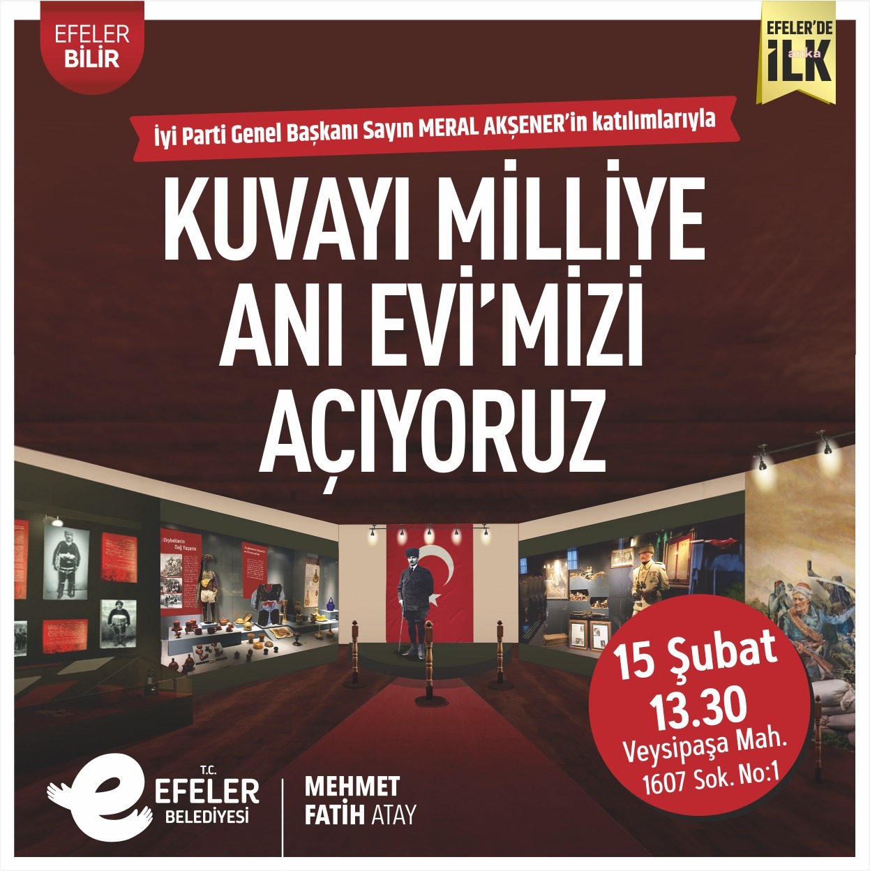 EFELER, KUVAYI MİLLİYE ANI EVİ'NİN AÇILIŞI İÇİN GÜN SAYIYOR