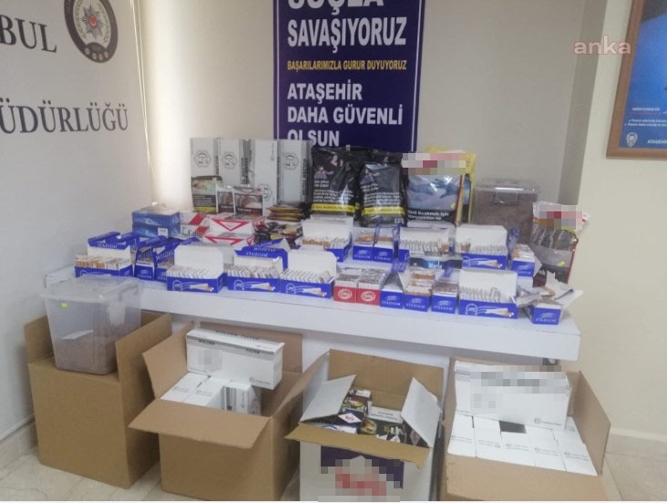 İSTANBUL'DA KAÇAK TÜTÜN OPERASYONU