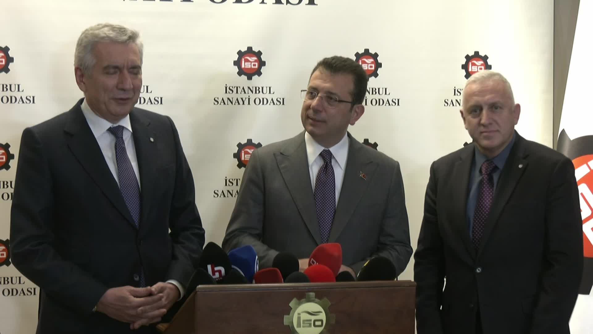 İSO BAŞKANI BAHÇIVAN’I ZİYARET EDEN İMAMOĞLU: İSTANBUL, MERKEZİ İDARE TARAFINDAN ALINAN  BİR DÜZENLE YÖNETİLMEMELİDİR. BU BÜYÜK BİR TEHDİTTİR