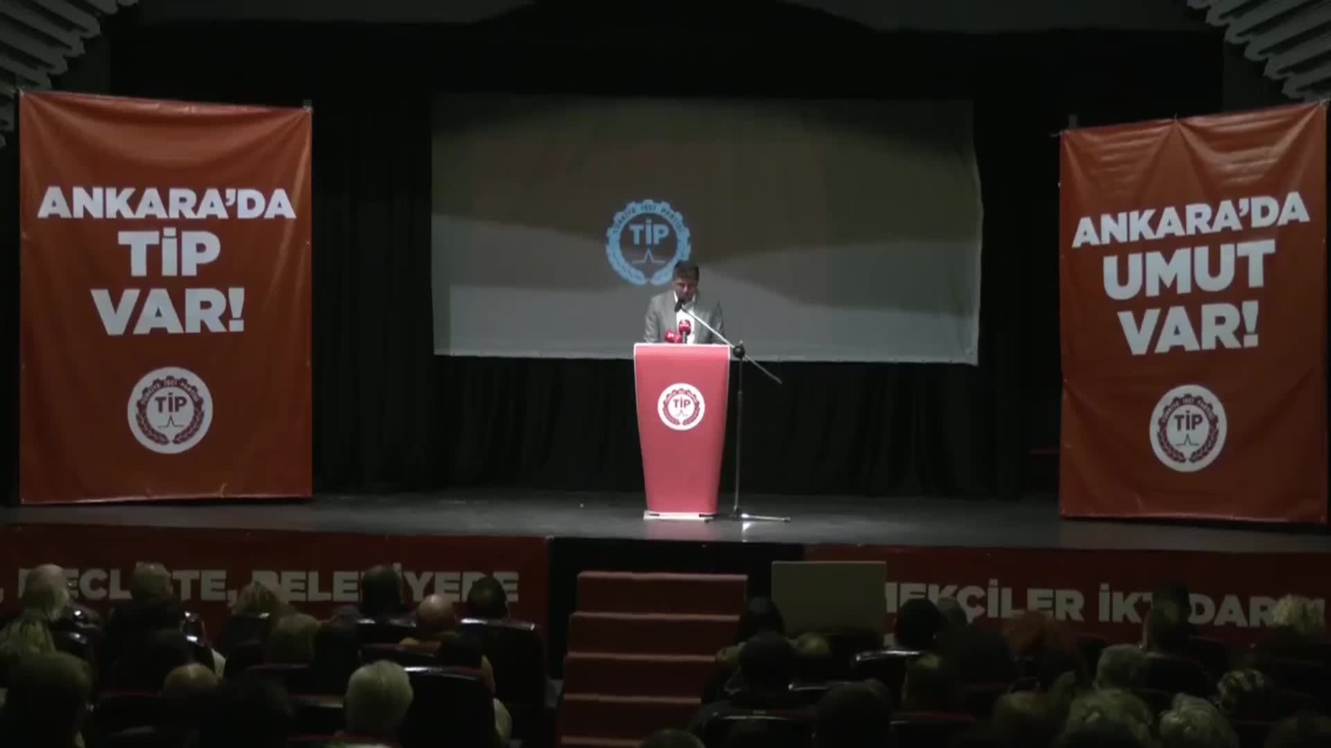 TİP, ANKARA'DA ADAY TANITIM TOPLANTISI DÜZENLEDİ... DOĞAN ERGÜN: EZBER BOZMAYA DEVAM EDECEĞİZ