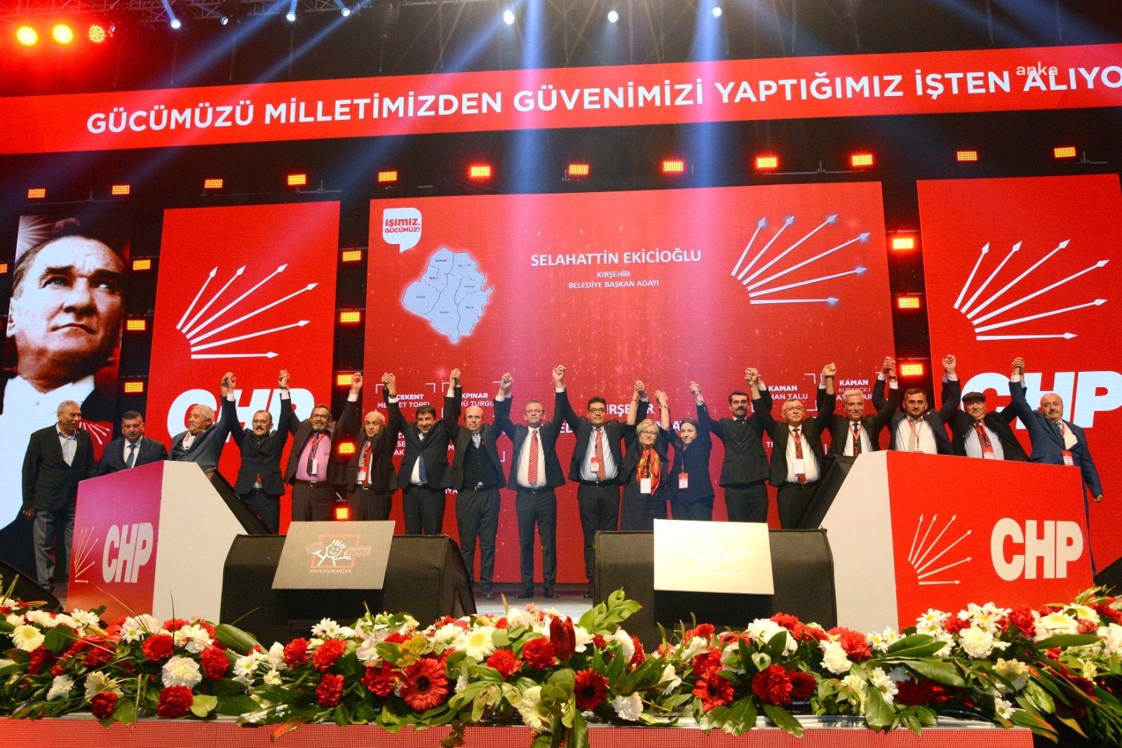 KIRŞEHİR BELEDİYE BAŞKANI EKİCİOĞLU, CHP'NİN ADAY TANITIM TOPLANTISI'NA KATILDI