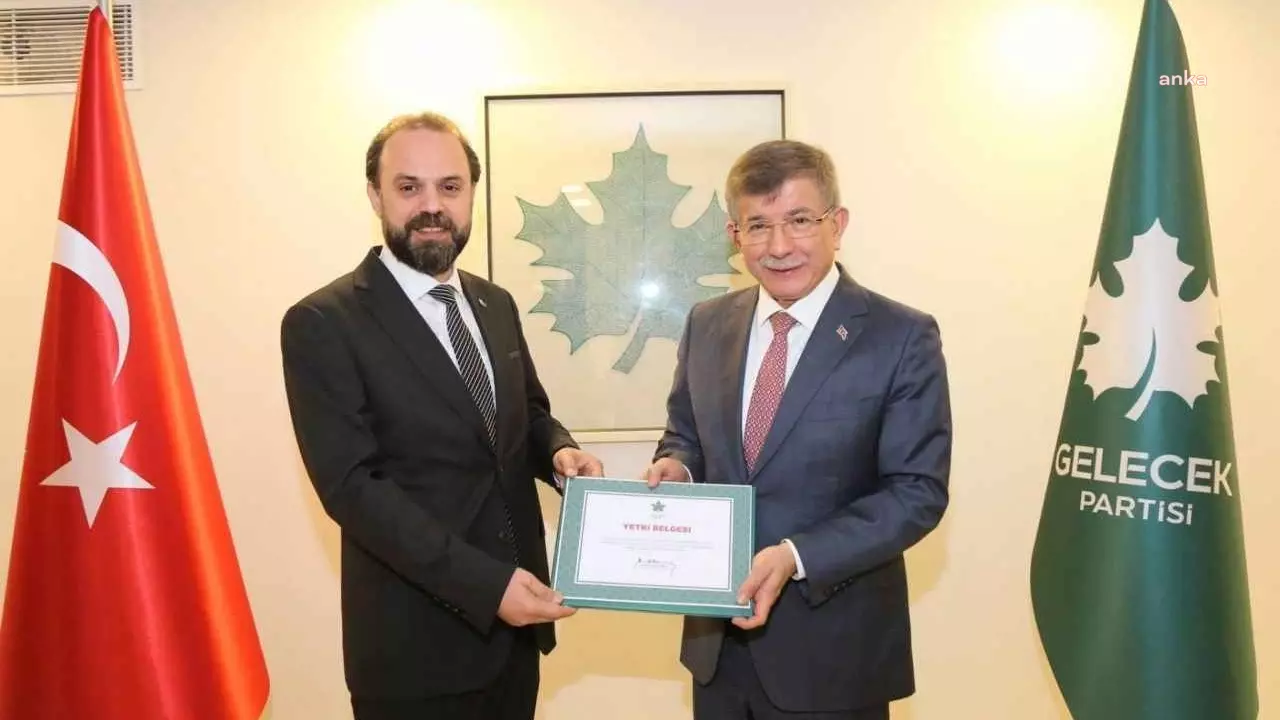 GELECEK PARTİSİ ANKARA İL BAŞKANI HAKAN TOKAÇ, PARTİSİNDEN İSTİFA ETTİ