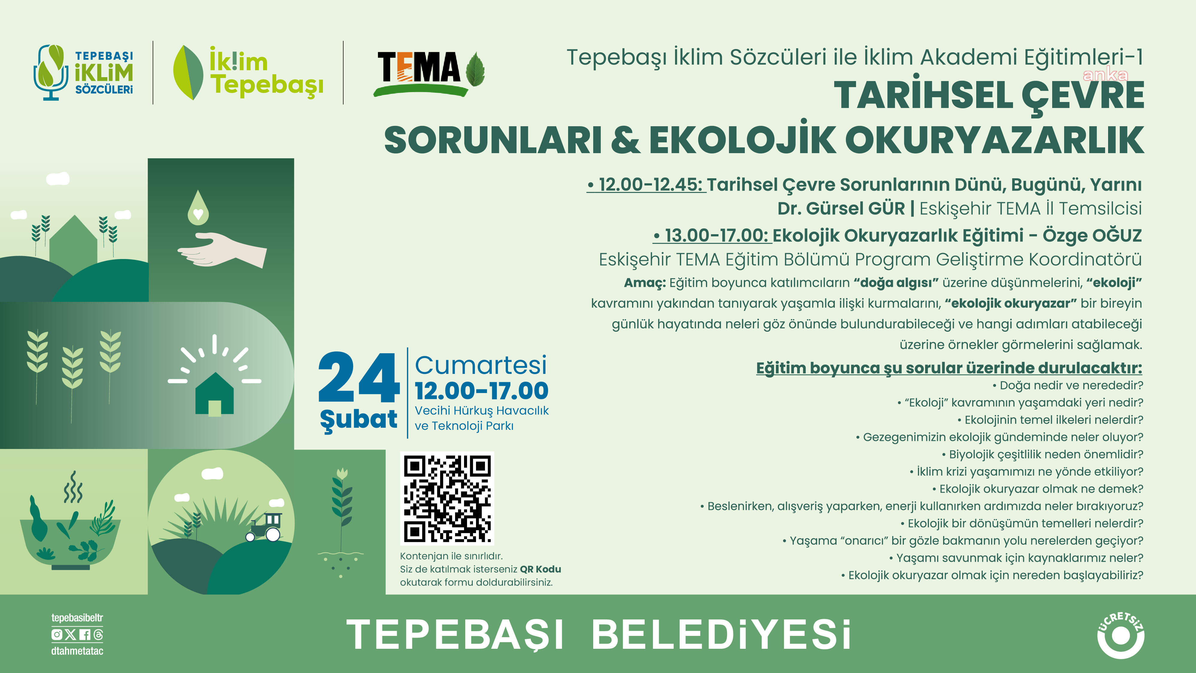 TEPEBAŞI’NDA "İKLİM AKADEMİ EĞİTİMLERİ" BAŞLIYOR