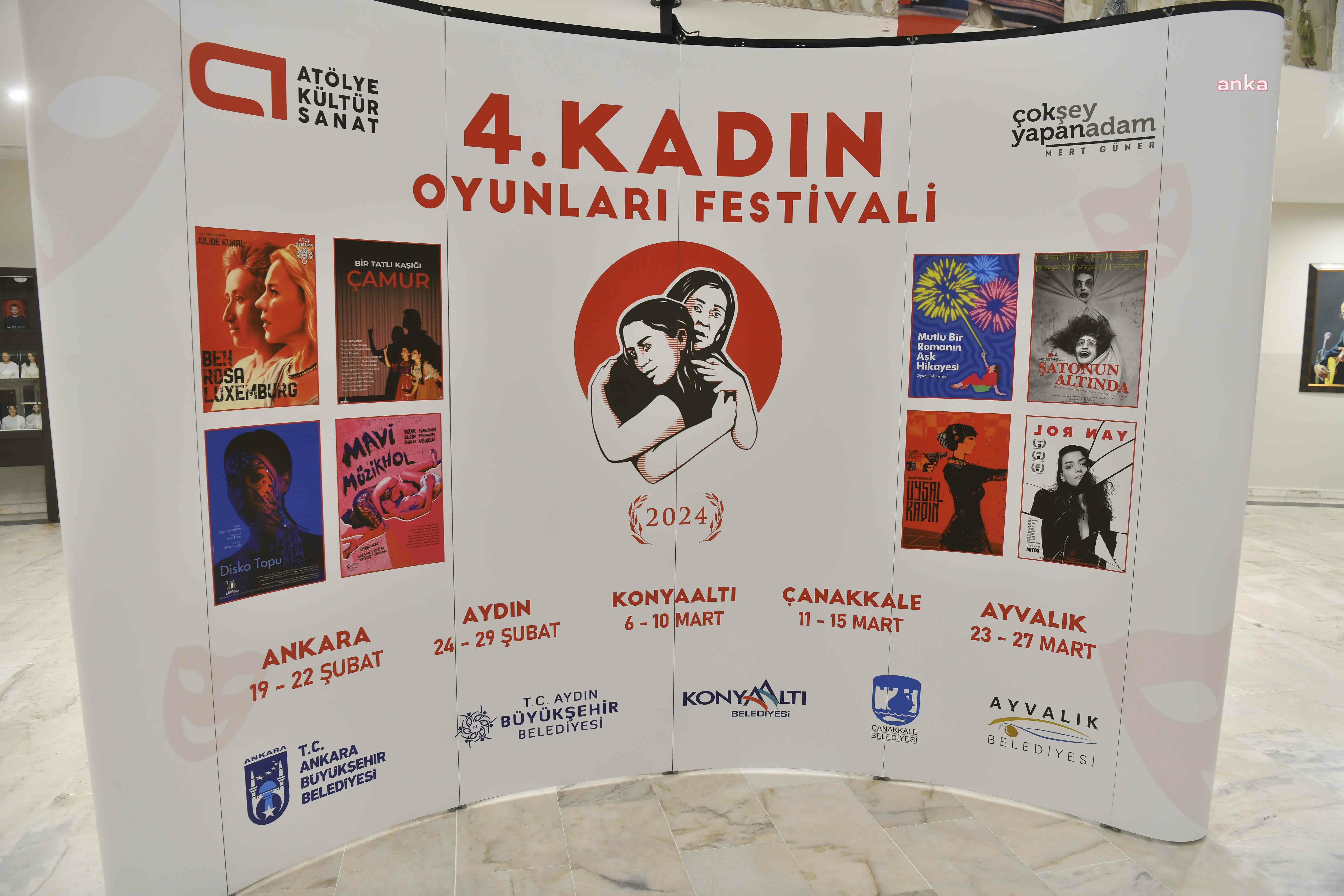 ANKARA BÜYÜKŞEHİR BELEDİYESİ, '4. KADIN OYUNLARI FESTİVALİ'NE EV SAHİPLİĞİ YAPIYOR