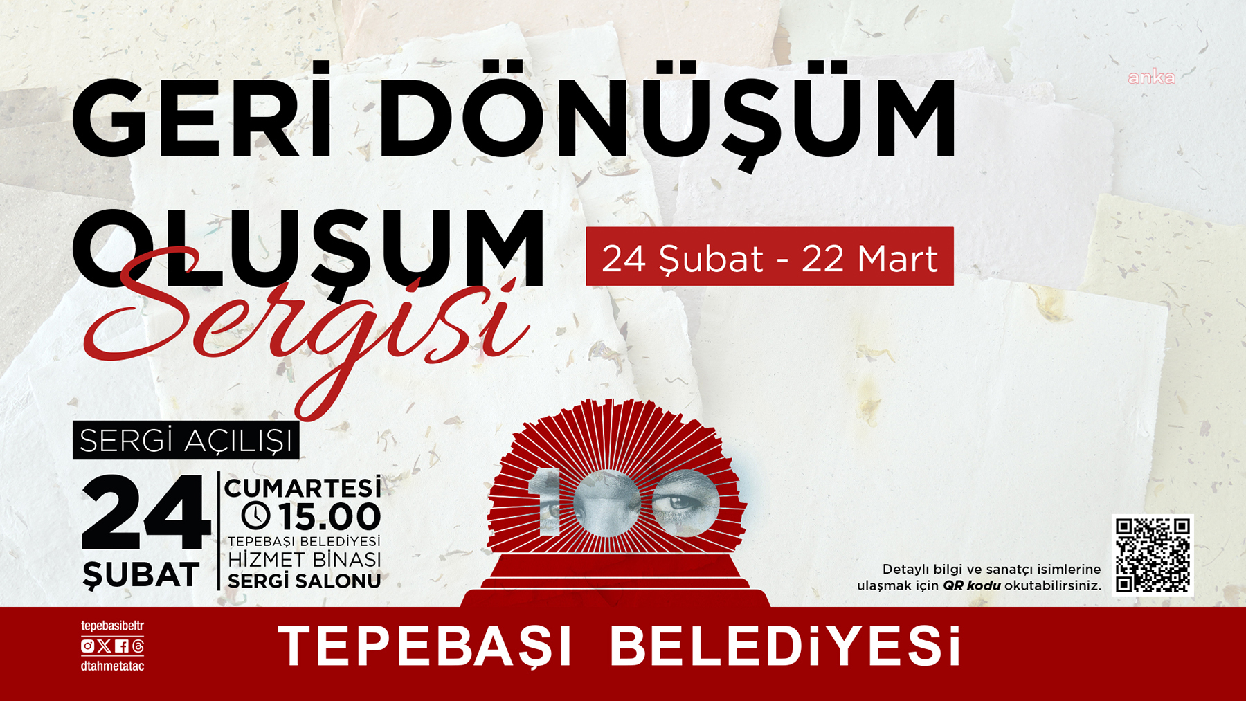 TEPEBAŞI’NDA ‘GERİ DÖNÜŞÜM OLUŞUM’ SERGİSİ AÇILACAK