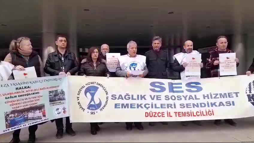 SES DÜZCE TEMSİLCİSİ CEMAL YILMAZ: "SAĞLIKLA İLGİLİ YASA TEKLİFİ GERİ ÇEKİLSİN"