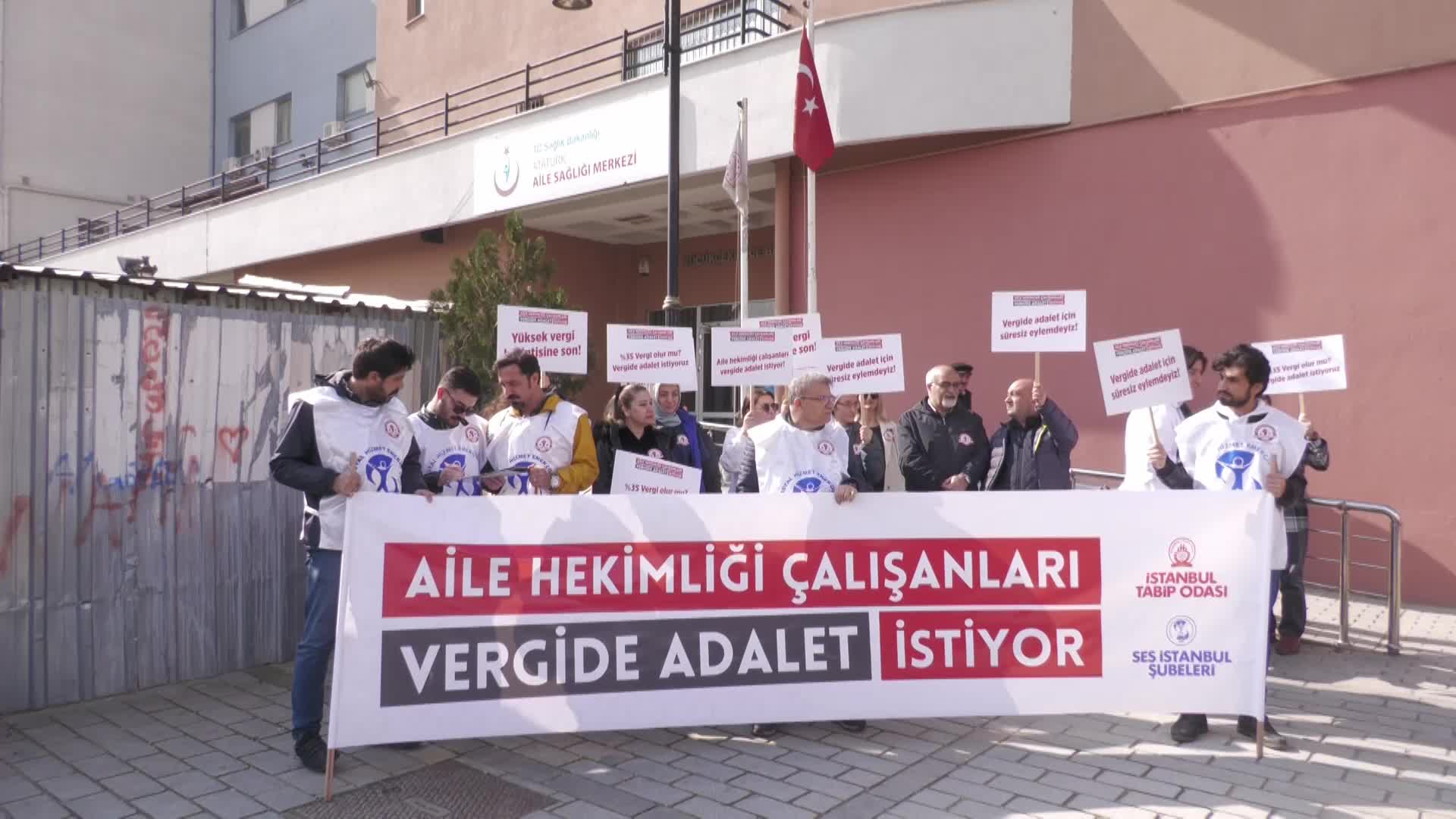 AİLE HEKİMLİĞİ ÇALIŞANLARI: “SİYANÜR FACİASINA NEDEN OLAN MADEN ŞİRKETLERİNDEN ALINMAYAN VERGİ  BİZLERDEN ALINIYOR”