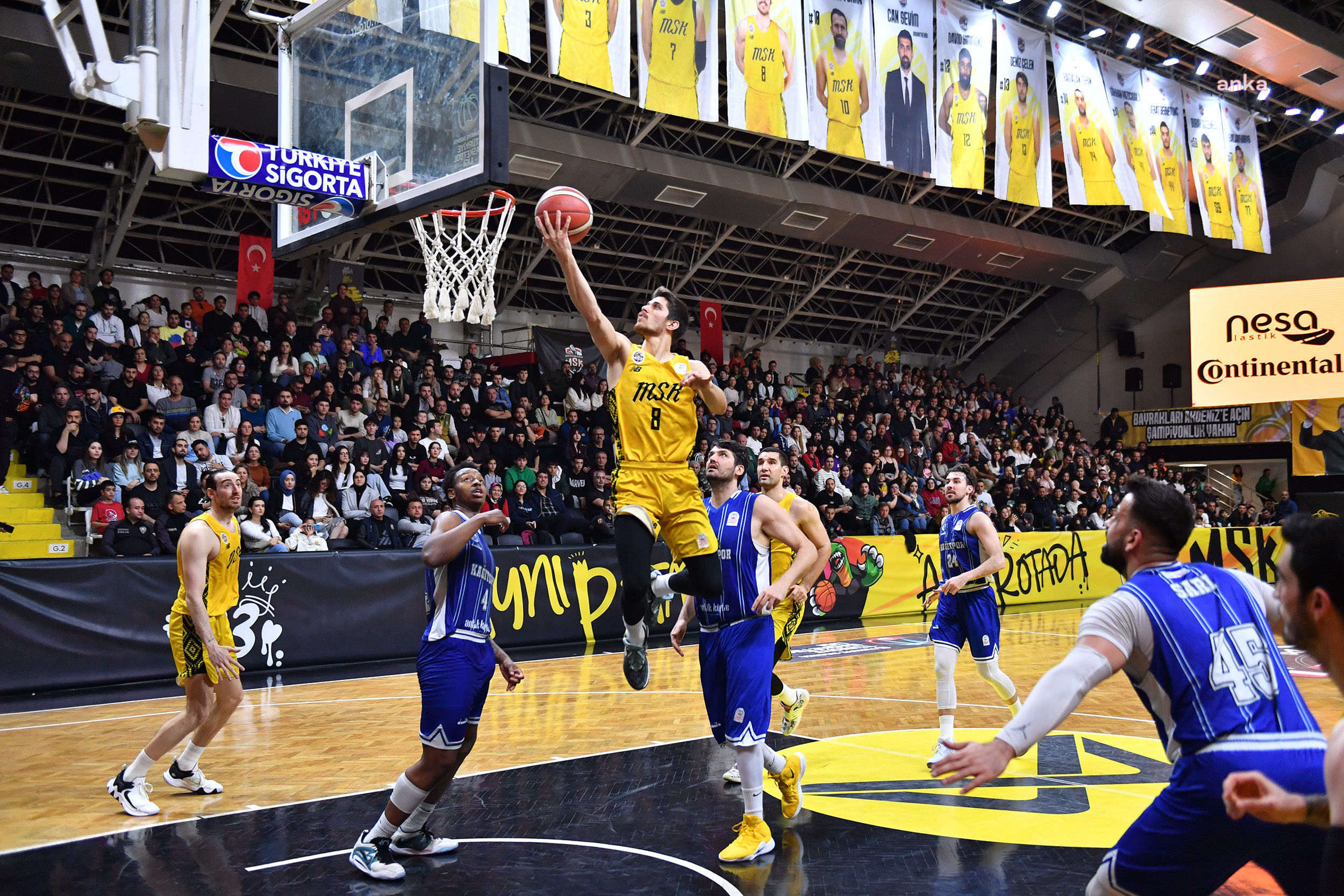 MERSİN BÜYÜKŞEHİR BELEDİYESİ ERKEK BASKETBOL TAKIMI'NDAN 9'DA 9