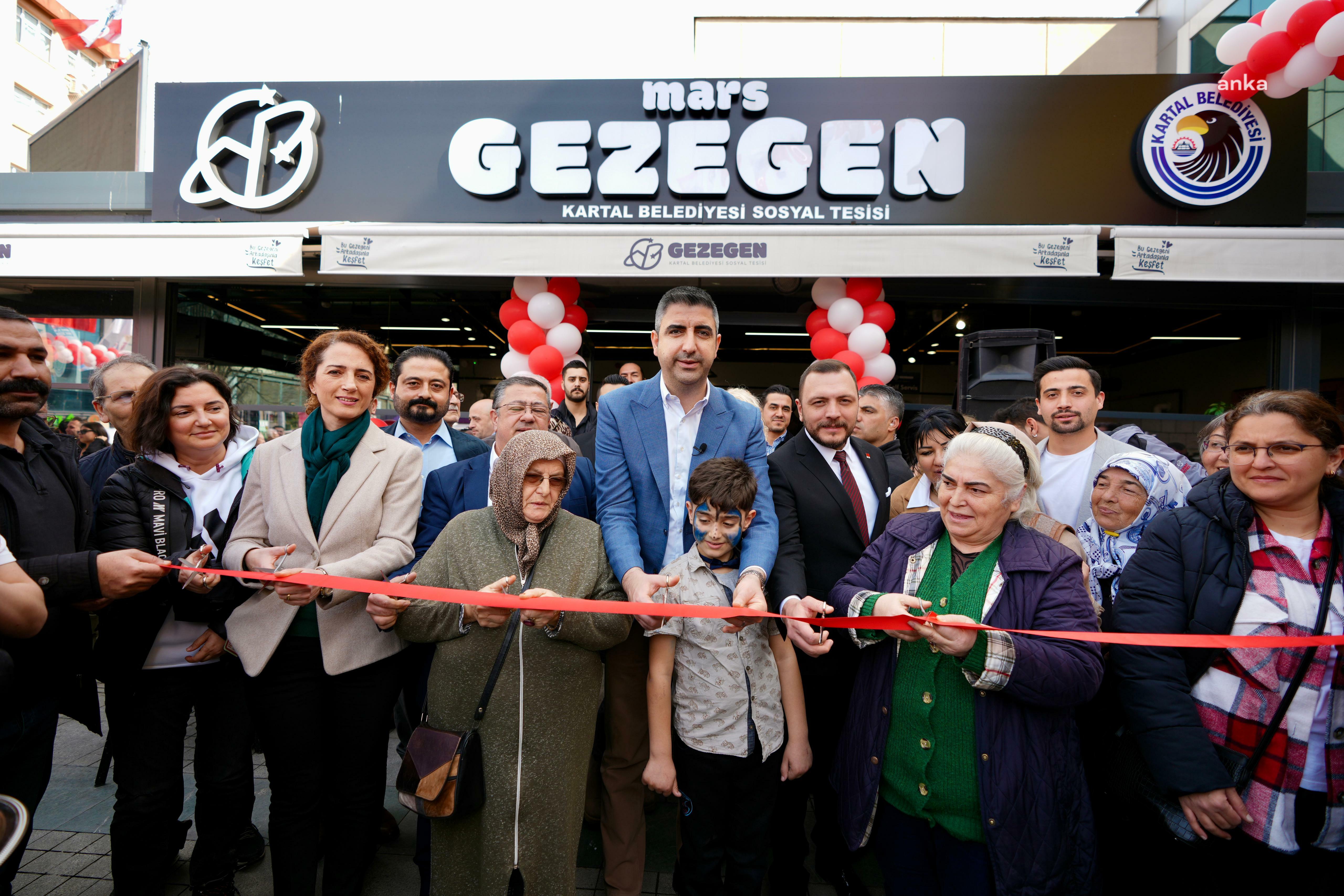 KARTAL BELEDİYESİ, MARS GEZEGEN KAFE’Yİ TÖRENLE HİZMETE AÇTI
