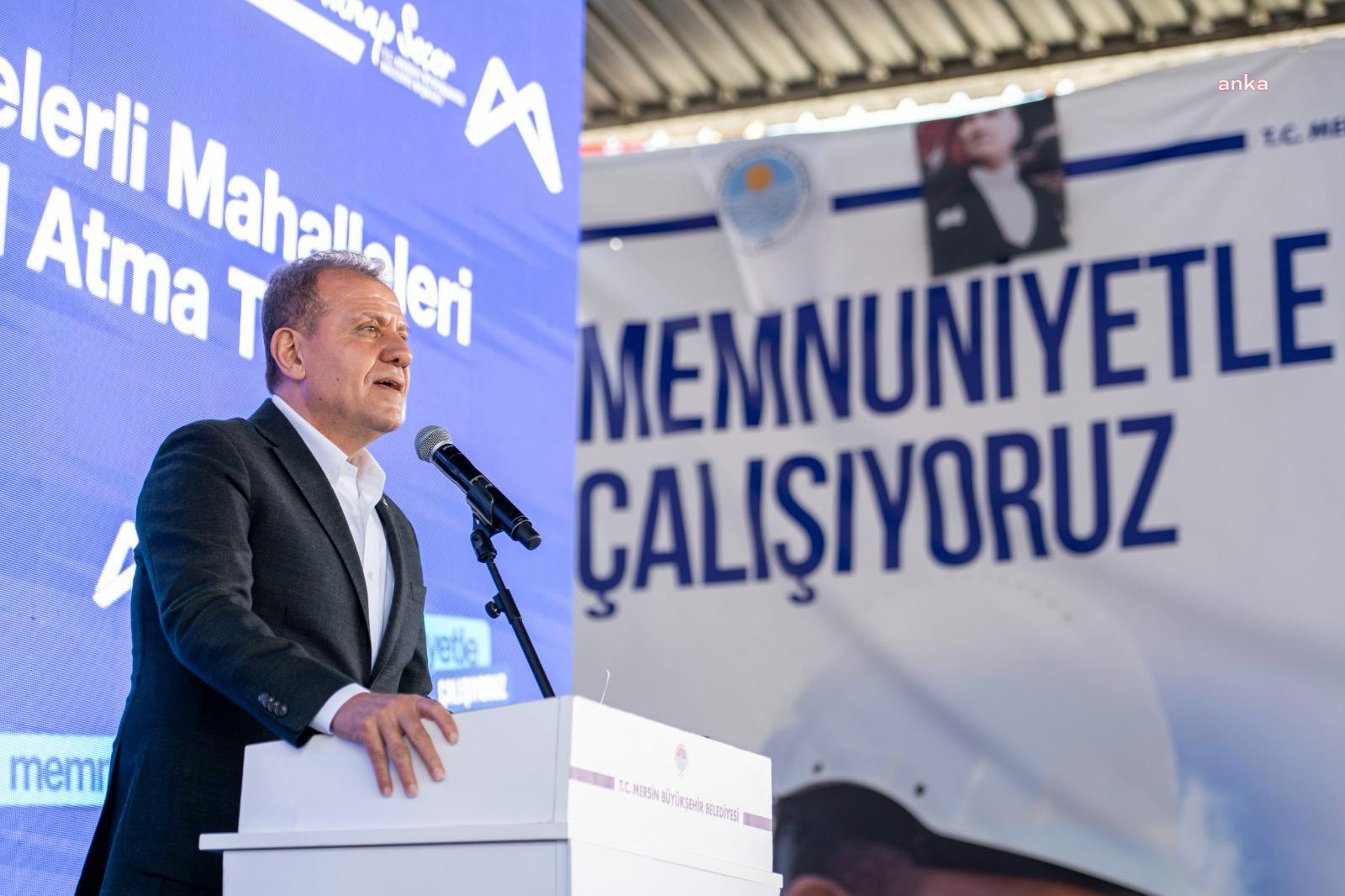 VAHAP SEÇER, TARSUS ATIKSU ŞEBEKE HATTI’NIN TEMEL ATMA TÖRENİ’NE KATILDI: “10 BİNDEN FAZLA VATANDAŞ BU ALTYAPI ÇALIŞMALARINDAN YARARLANACAK”