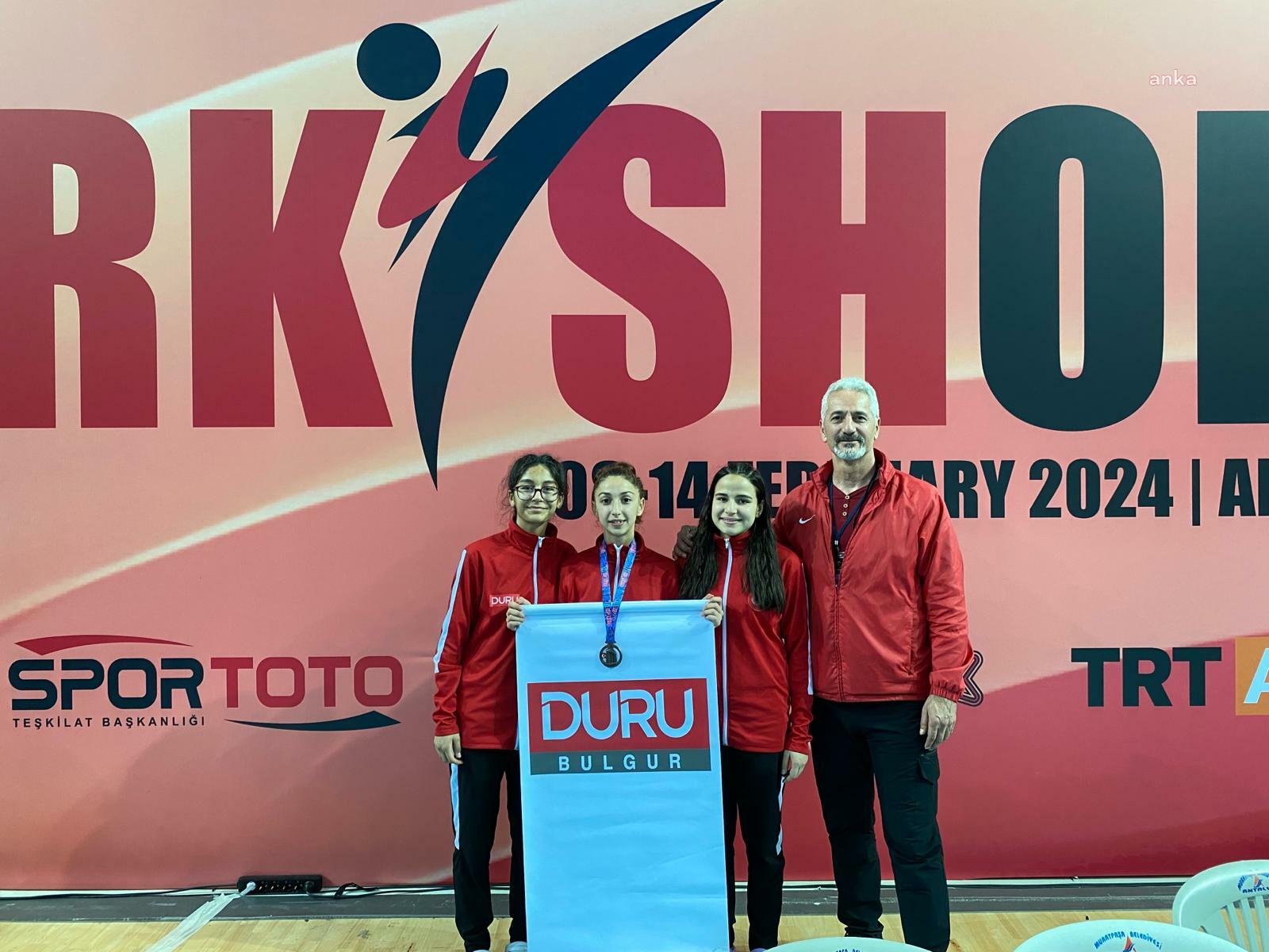 ULUSLARARASI YARIŞMALARDA DURU PERFORMANS SPOR KULÜBÜ'NDEN BRONZ MADALYA BAŞARISI