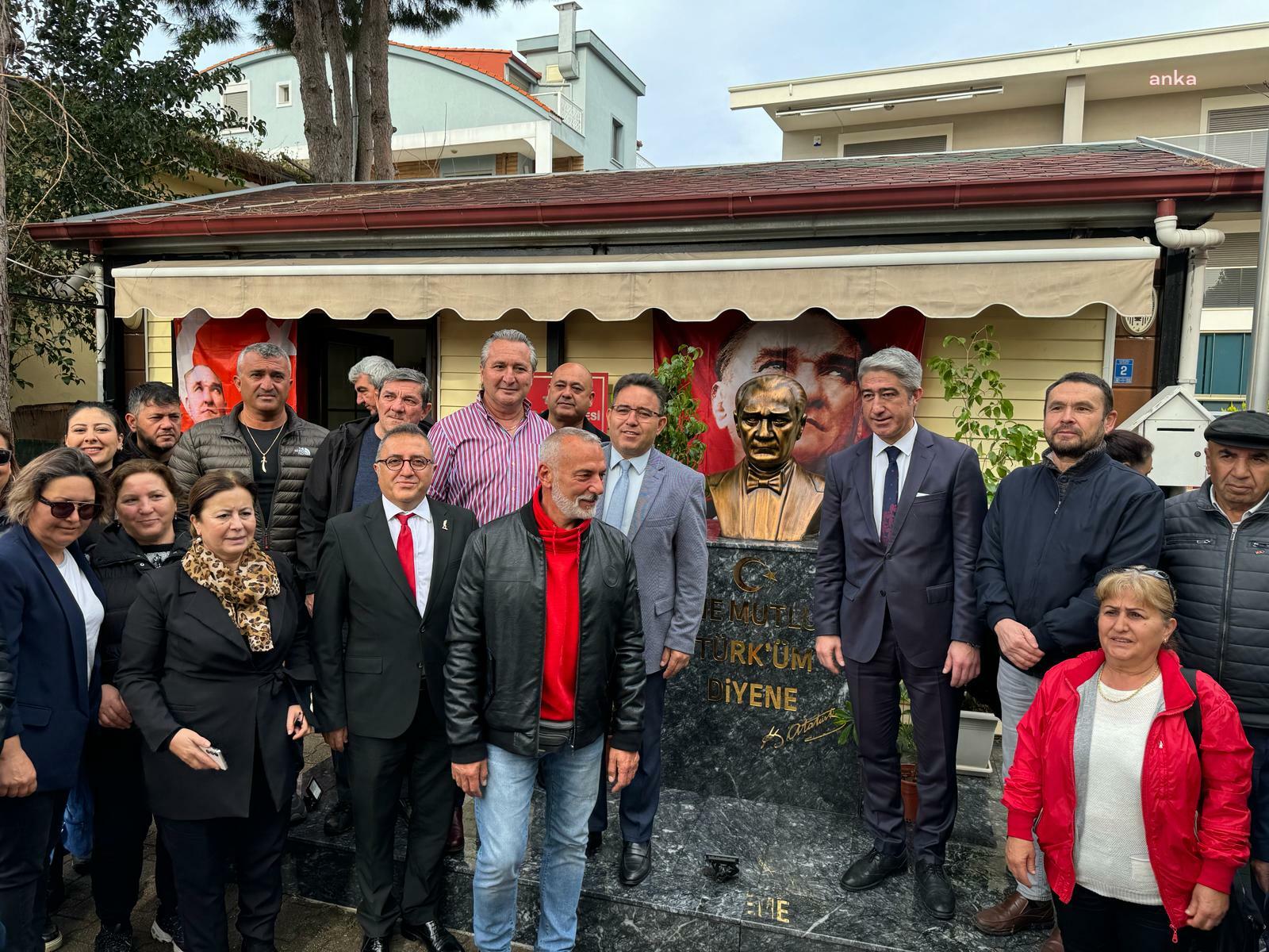 MARMARİS BELEDİYESİ KATKILARIYLA ÇILDIR MAHALLESİ’NDE YAPTIRILAN ATATÜRK BÜSTÜ TÖRENLE AÇILDI