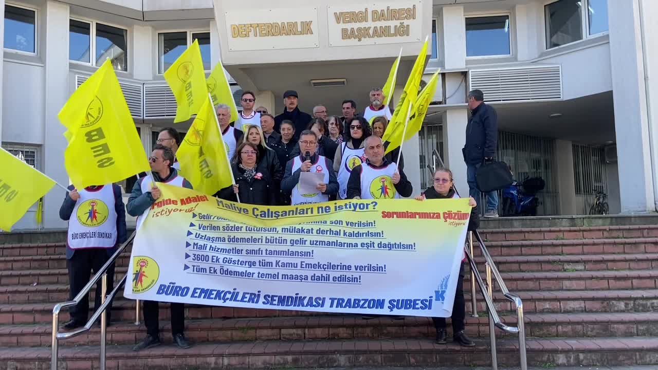 BES TRABZON ŞUBESİ: "YOKSULLUK SINIRINDAKİ HER TÜRLÜ KAZANÇ VERGİLERDEN ARINDIRILMALI VE GELİR VERGİSİ, ÜCRET GELİRLERİNDE YÜZDE 10'A SABİTLENMELİDİR”