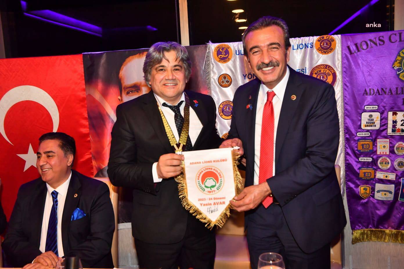 ÇUKUROVA BELEDİYE BAŞKANI ÇETİN, ADANA LIONS KULÜBÜ’NÜN KONUĞU OLDU