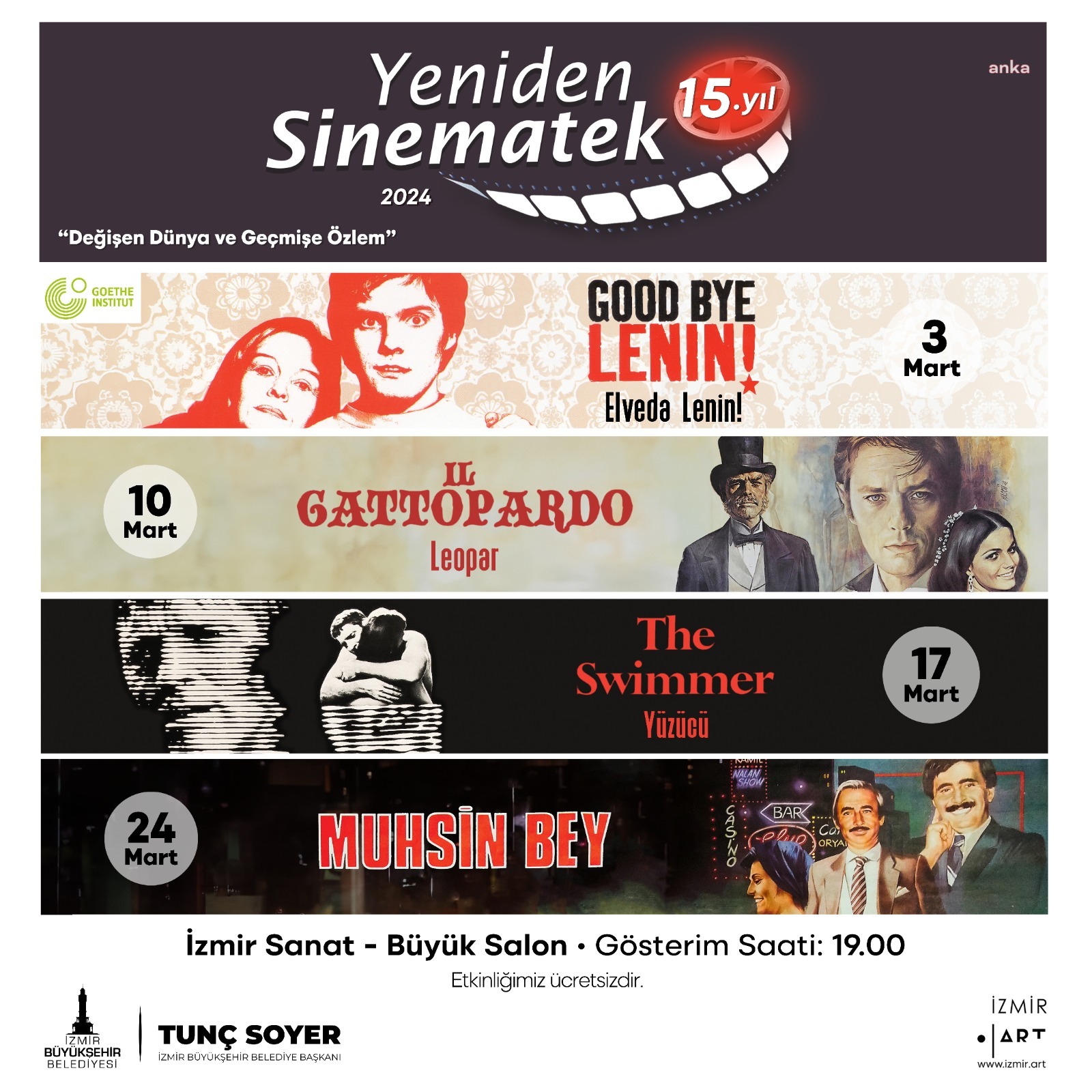 YENİDEN SİNEMATEK’TE “DEĞİŞEN DÜNYA VE GEÇMİŞE ÖZLEM”