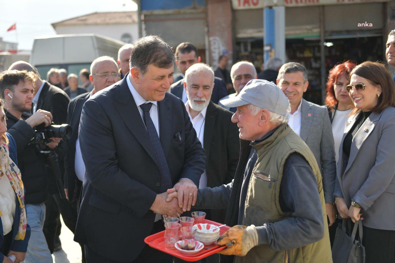 CHP İZMİR BÜYÜKŞEHİR BELEDİYE BAŞKAN ADAYI CEMİL TUGAY: “SANDIĞA GİDİN, BİZE ŞANS VERİN”