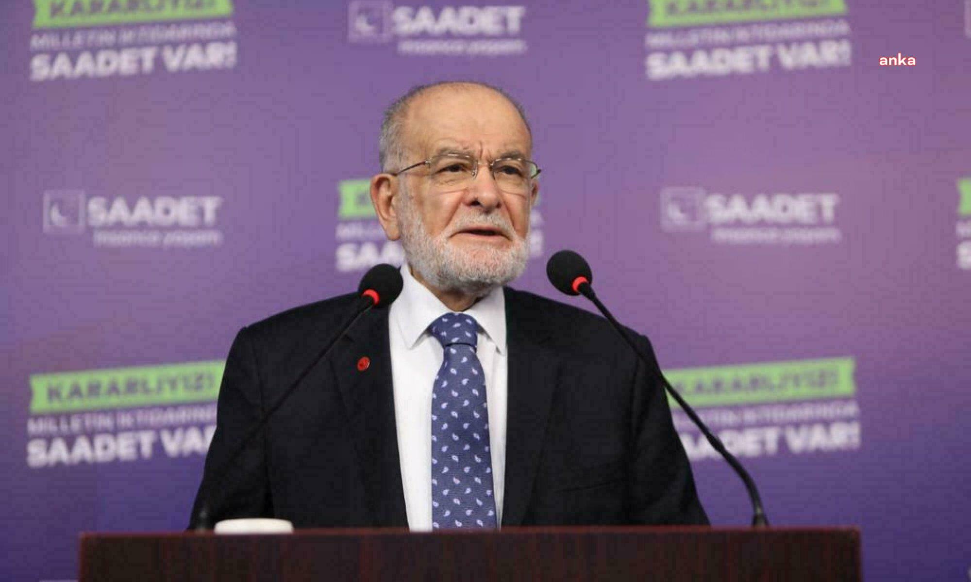 SAADET PARTİSİ GENEL BAŞKANI KARAMOLLAOĞLU, PARTİSİNİN SİVAS ADAY TANITIM TOPLANTISINA KATILACAK