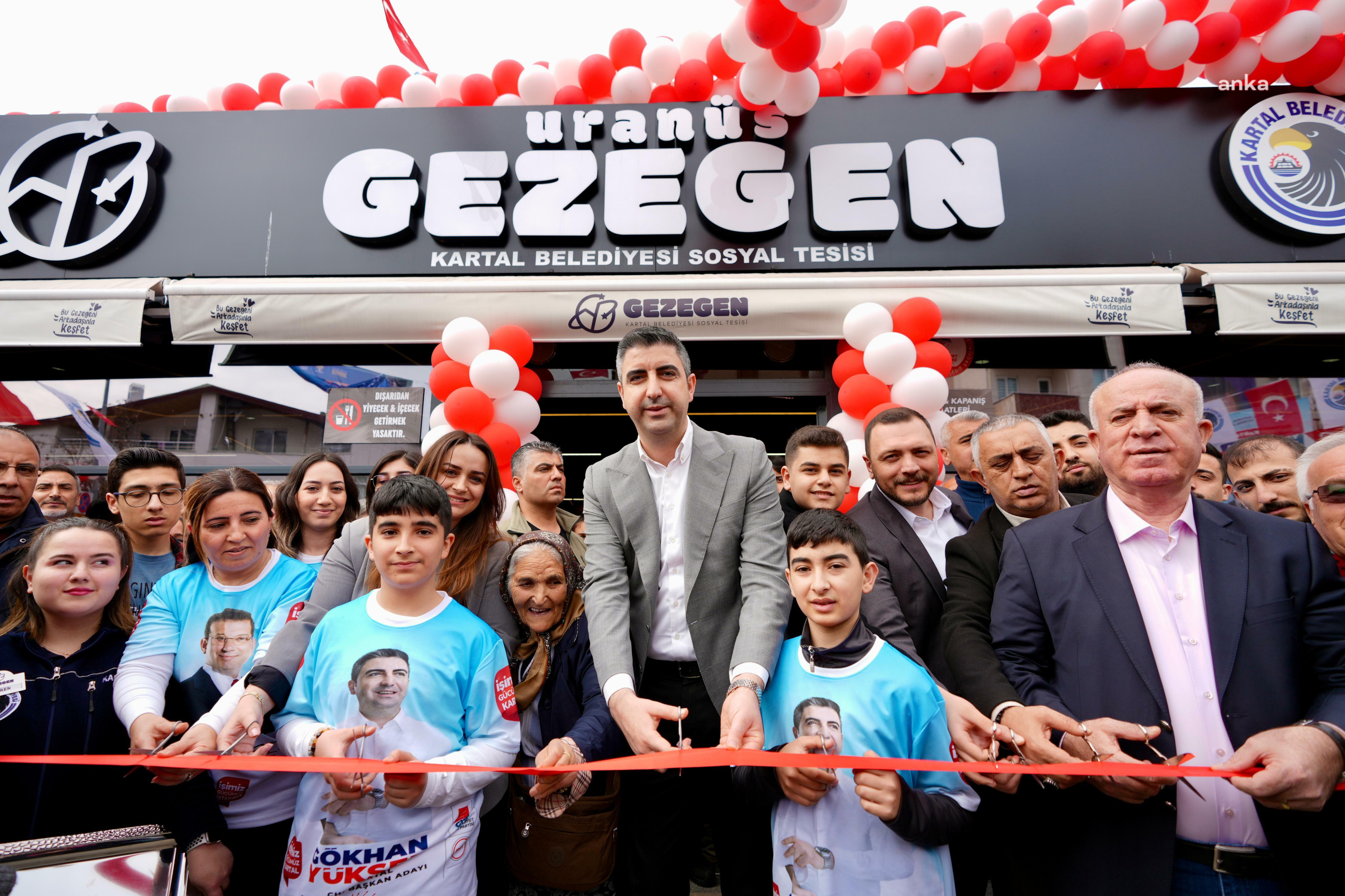 KARTAL BELEDİYESİ’NDEN HÜRRİYET MAHALLESİ’NE URANÜS GEZEGEN KAFE