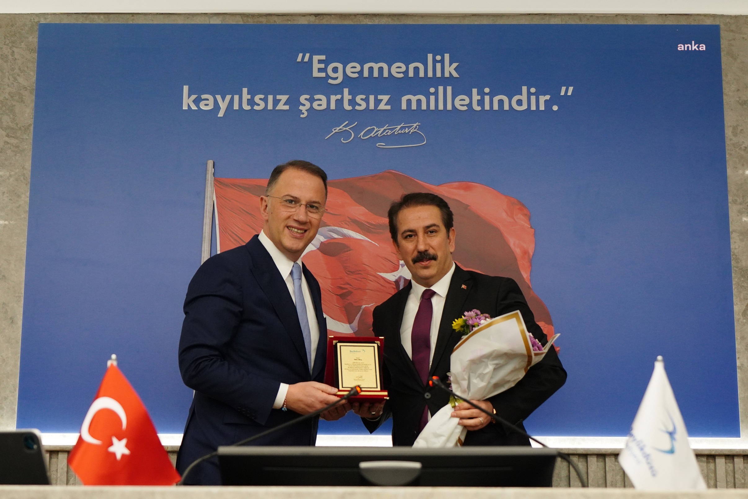 BEYLİKDÜZÜ BELEDİYE BAŞKANI ÇALIK: “ATATÜRK’ÜN ÇİZDİĞİ YOLDAN BİR MİLİM BİLE SAPMADAN YENİ PROJELERİ HAYATA GEÇİRMEK İÇİN ÇALIŞACAĞIZ”