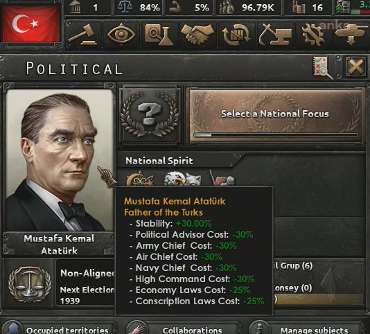 ÜNLÜ STRATEJİ OYUNUNA TÜRKİYE DE EKLENDİ: ATATÜRK EN GÜÇLÜ LİDER OLACAK