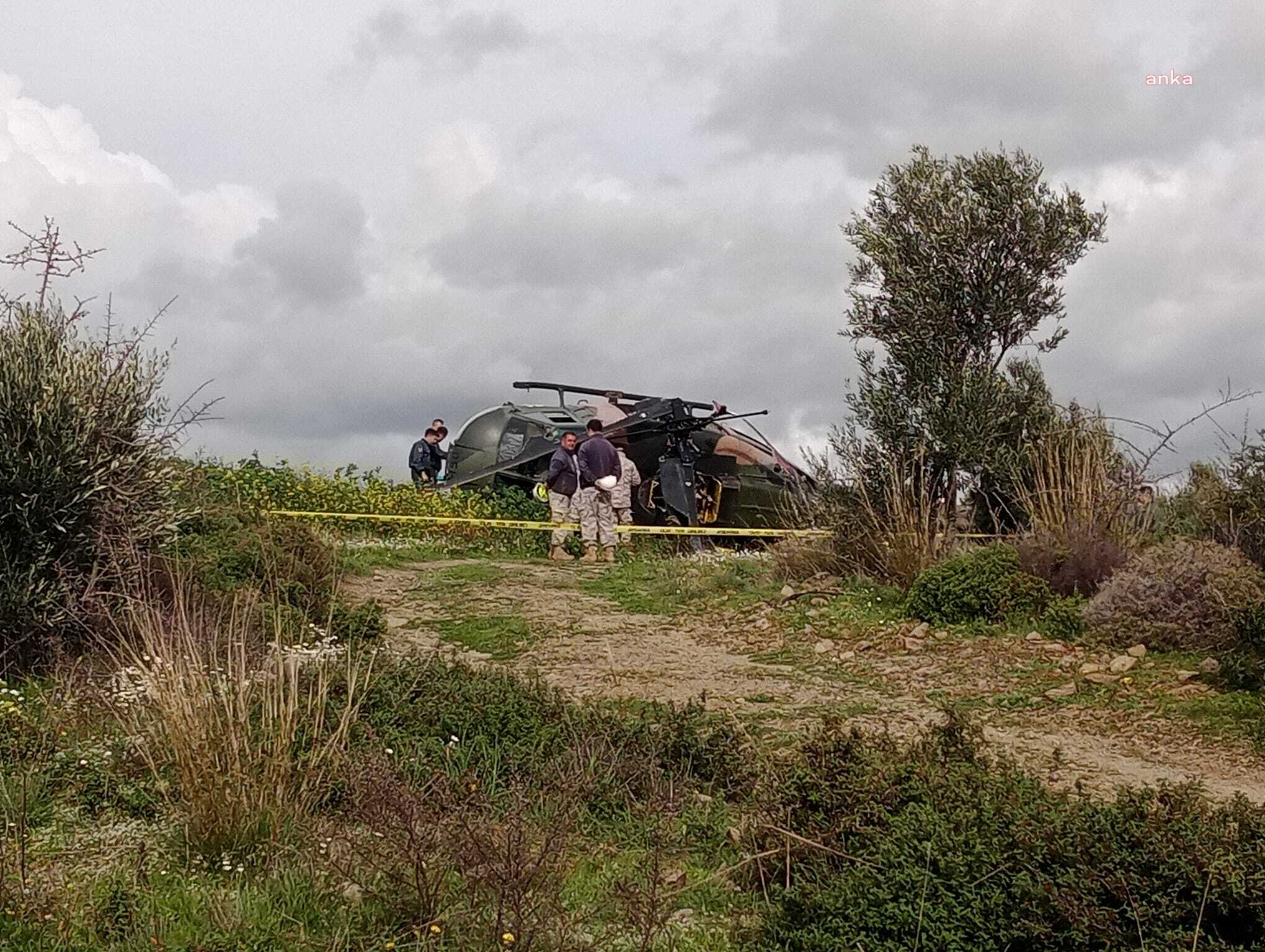 İZMİR'DE ASKERİ HELİKOPTER TEKNİK ARIZA NEDENİYLE ZORUNLU İNİŞ YAPTI, 1 PERSONEL HAFİF YARALANDI