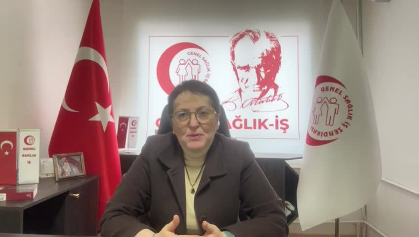 GENEL SAĞLIK İŞ BAŞKANI DERYA UĞUR, AYM'NİN 'YÜZDE 2 ÜYE BARAJI' KARARINI DEĞERLENDİRDİ: “SENDİKA ADIYLA FAALİYET GÖSTEREN KURUMLARIN, ÜYELERİNİ BASKILAYARAK ÖRGÜTLENME ÖZGÜRLÜĞÜNÜN ÖNÜNE GEÇMESİ ENGELLENMİŞTİR"